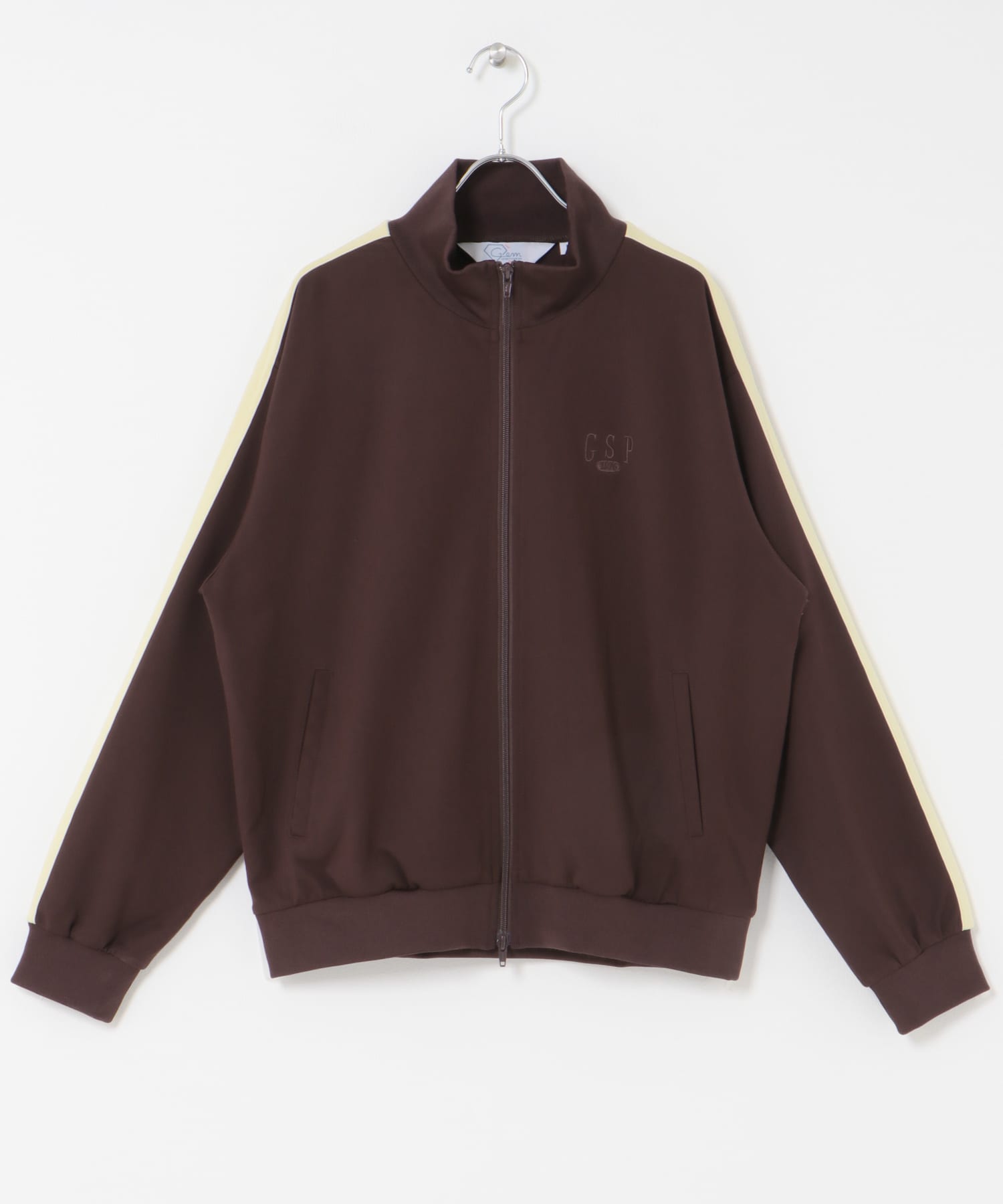 GEM SPORTSWEAR　ジャージートラックジャケット ブラウン M