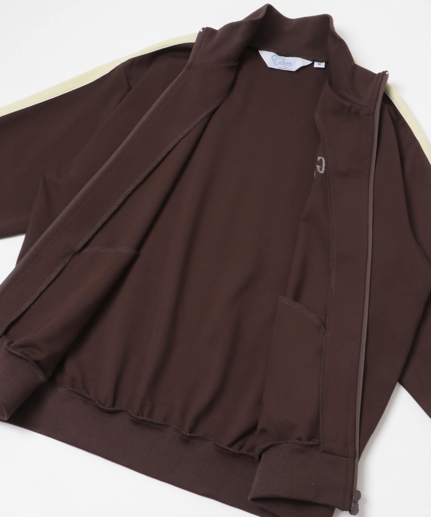 GEM SPORTSWEAR　ジャージートラックジャケット ブラウン M