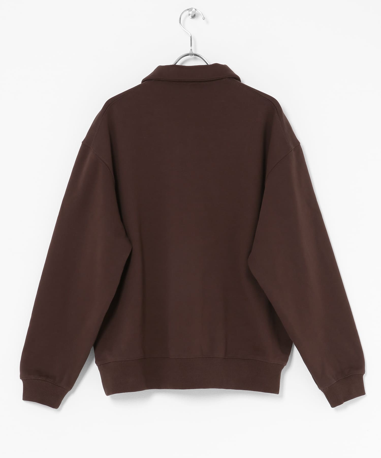 GEM SPORTSWEAR　スウェットポロシャツ ブラウン M