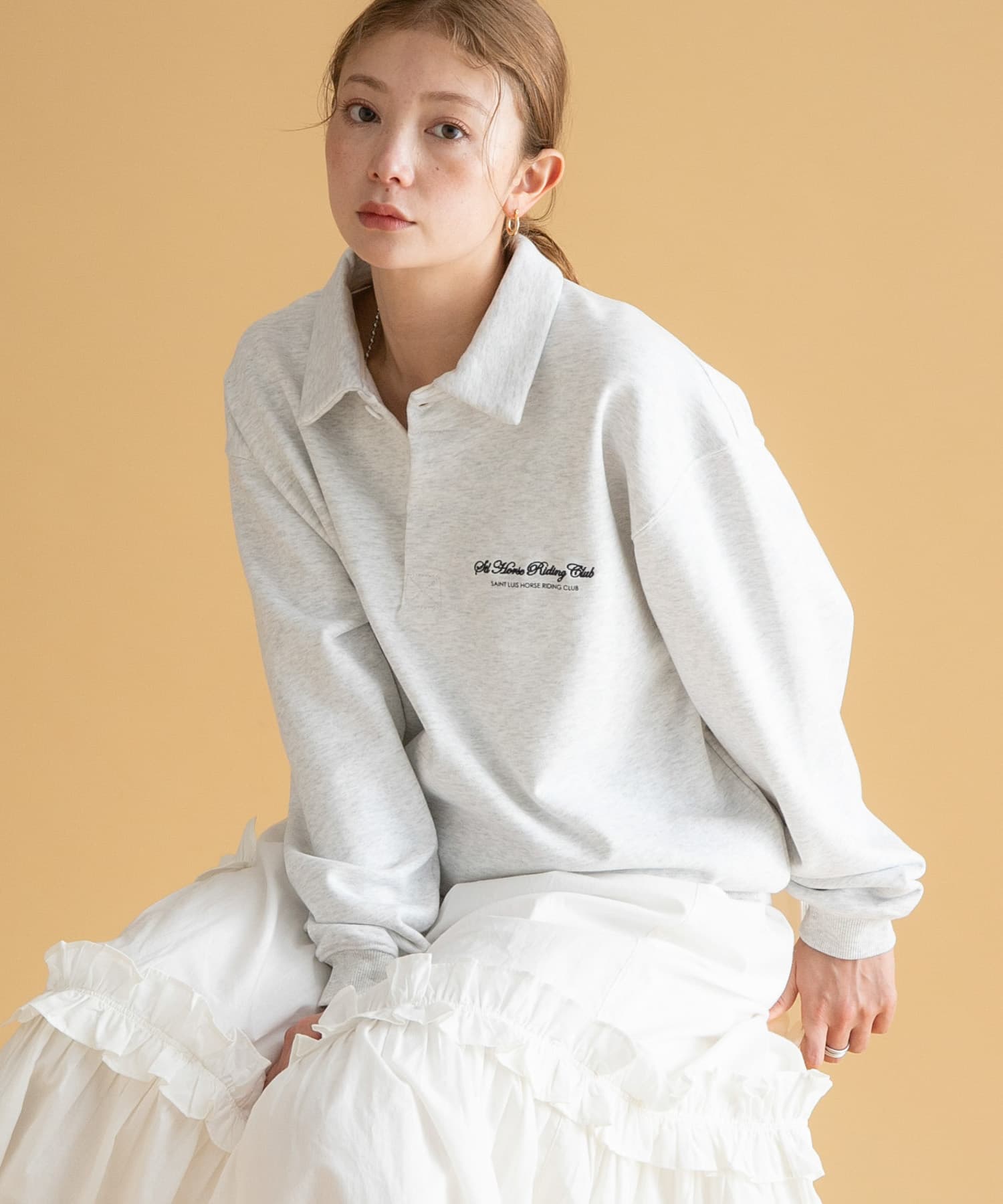 GEM SPORTSWEAR　スウェットポロシャツ