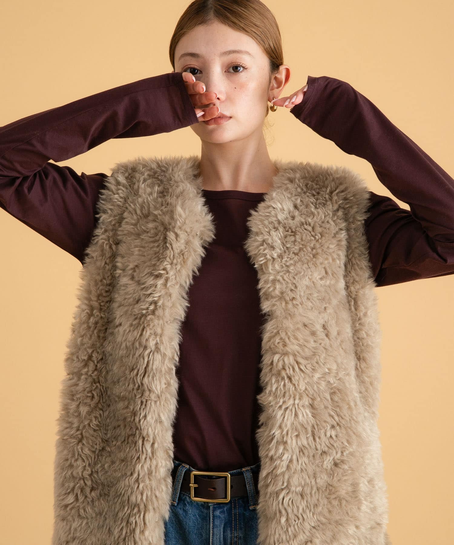 身長：166cm サイズ：FREE