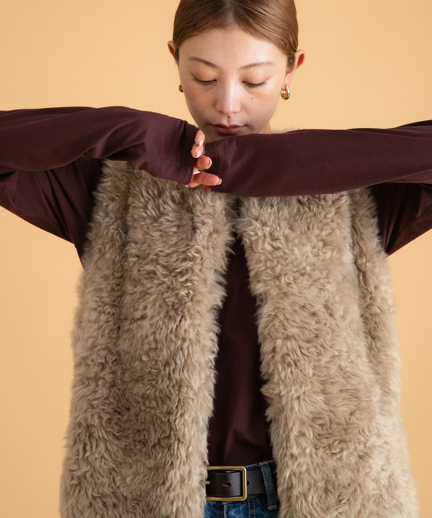 身長：166cm サイズ：FREE