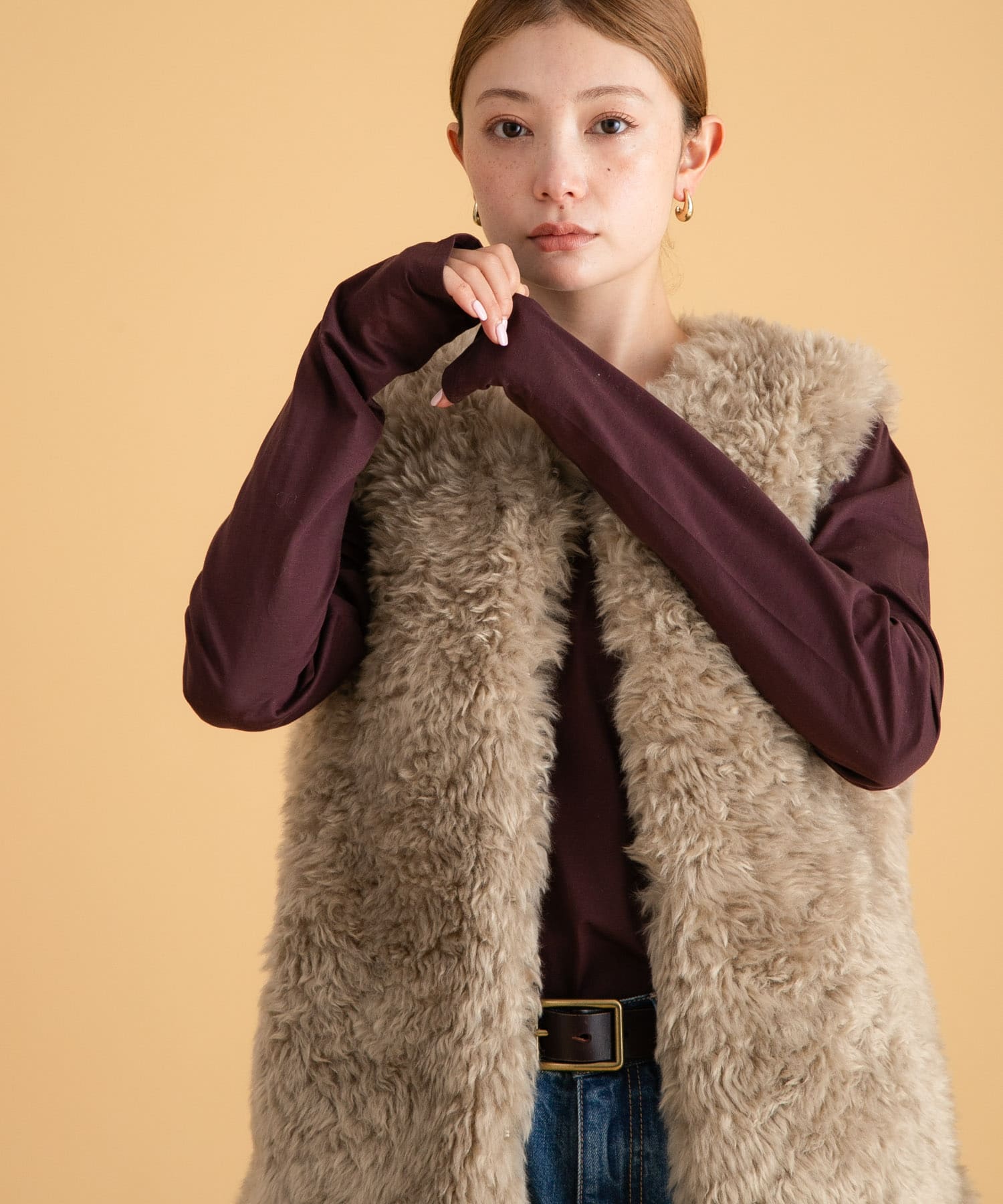 身長：166cm サイズ：FREE