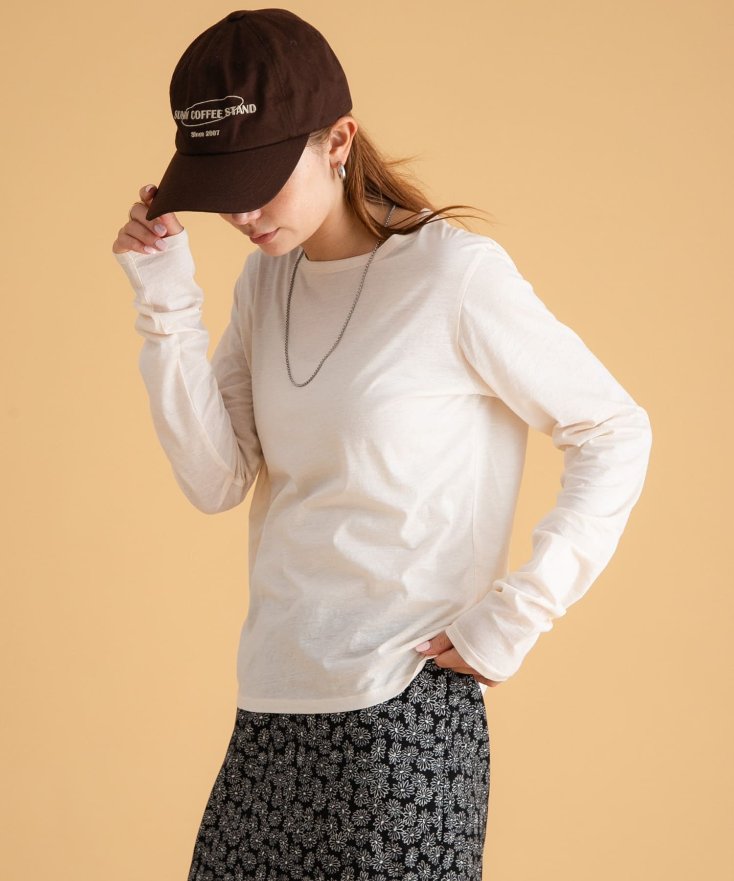 ベーシックシアーロングスリーブTシャツ