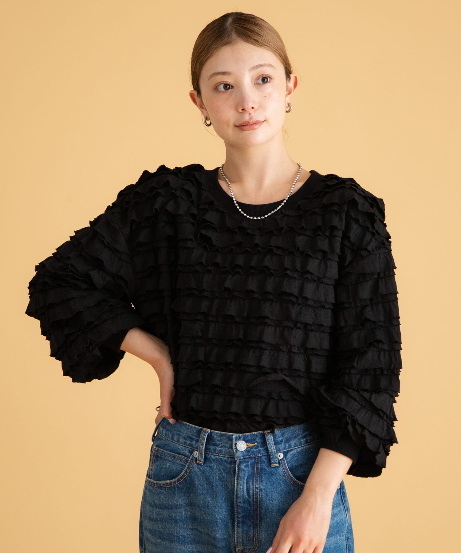 身長：166cm サイズ：FREE