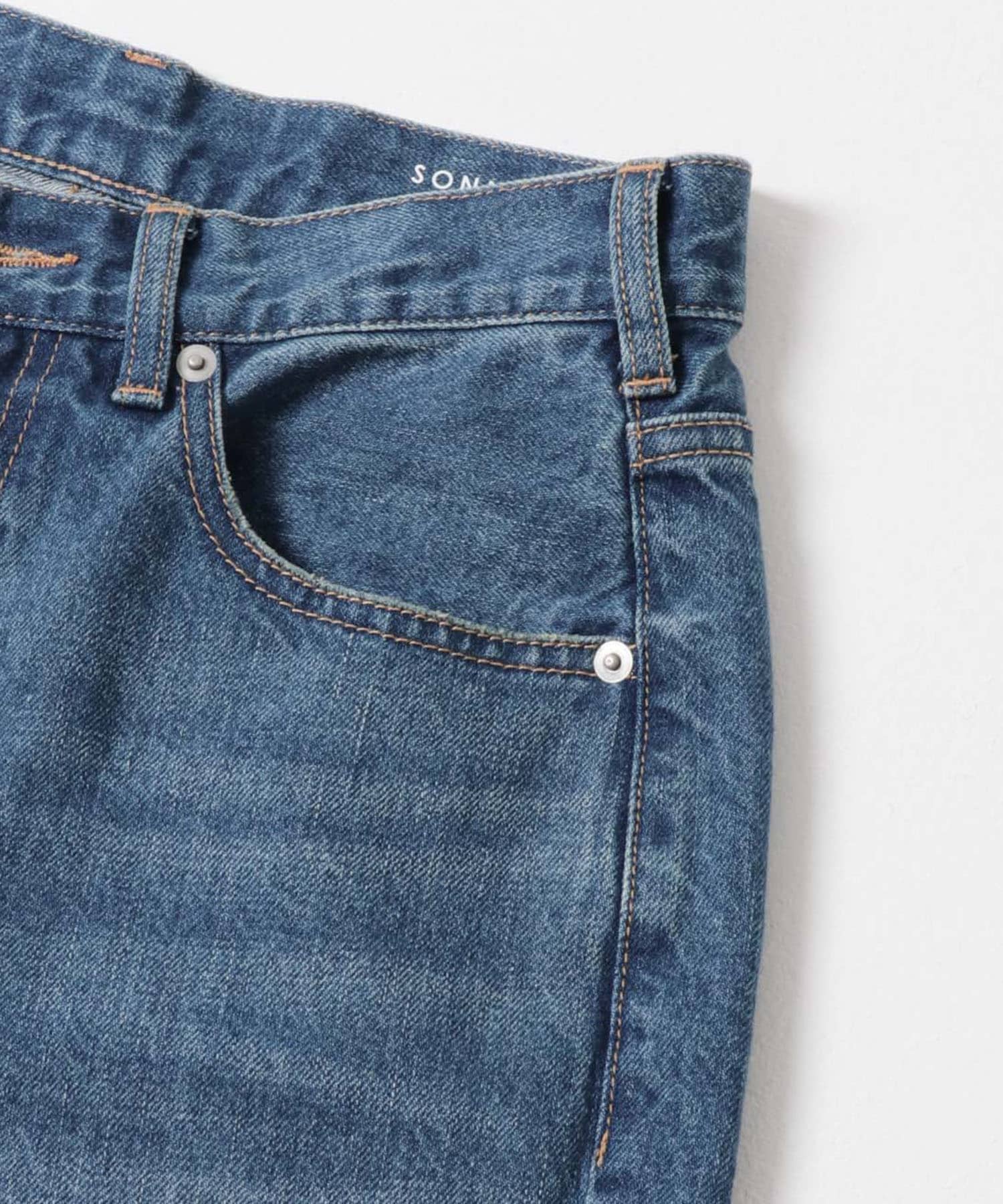 DENIME ストレートデニム 34/36 ダークブルー Dark blue straight denim（ダークブルーストレートデニム）c