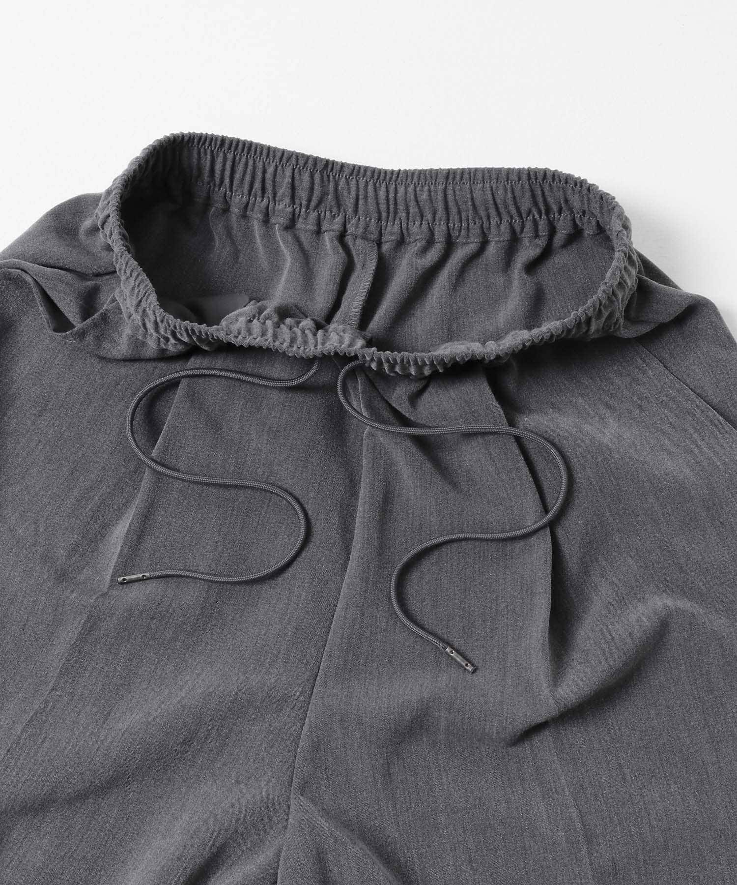 タックワイドイージーパンツ グレー 36