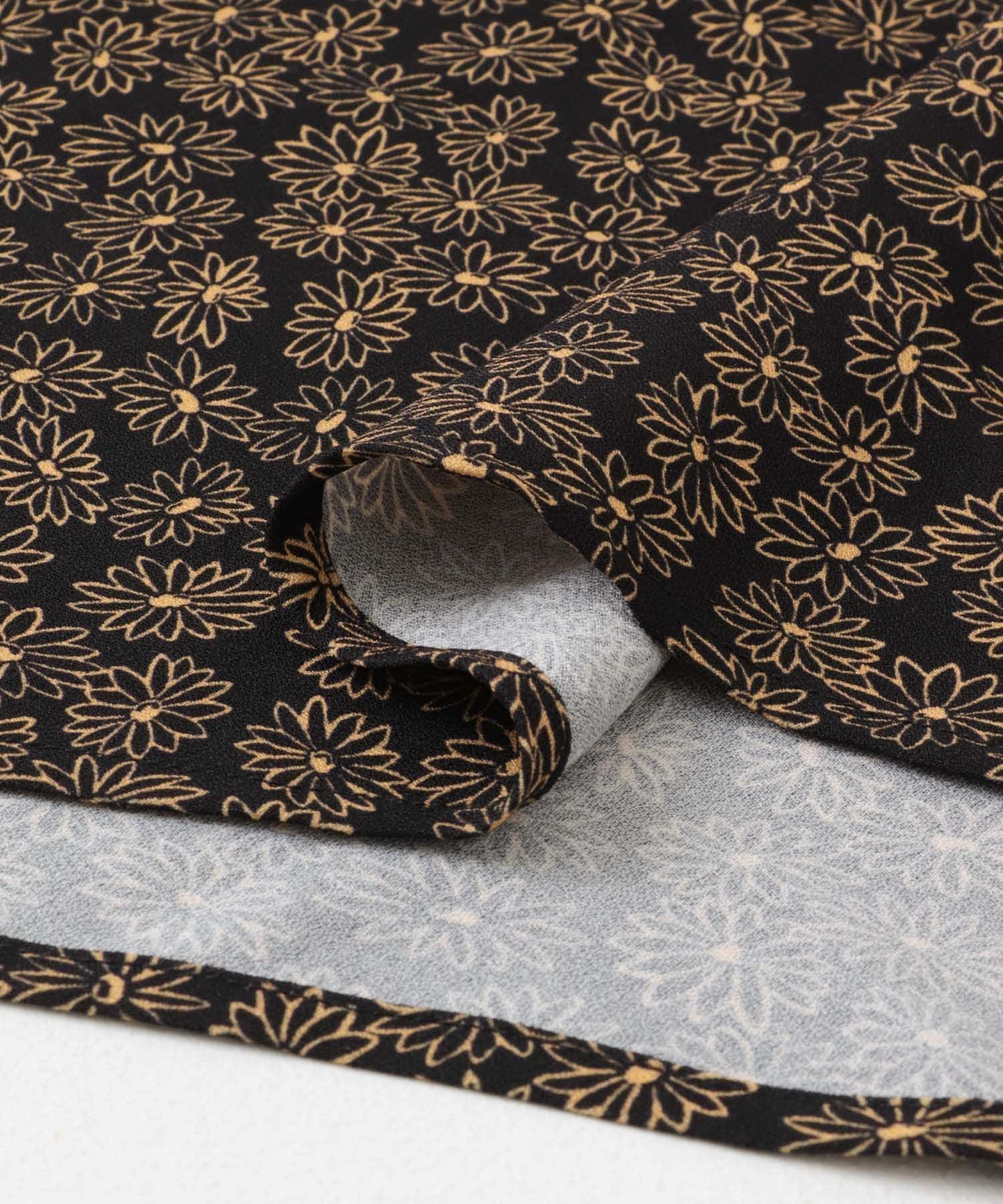 『WEB限定』マーガレットナロースカート BLK×ORG 36