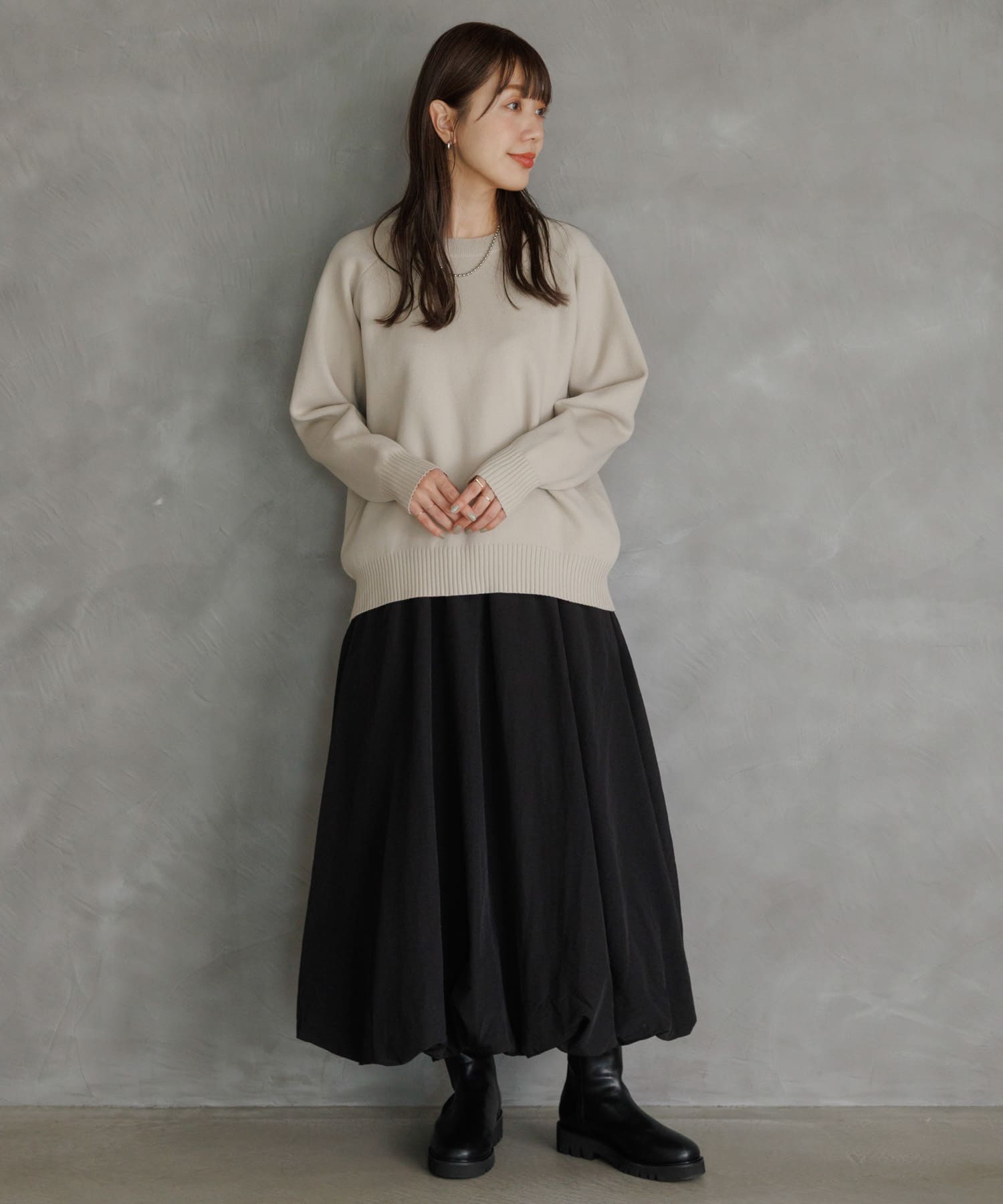 身長：165cm サイズ：FREE