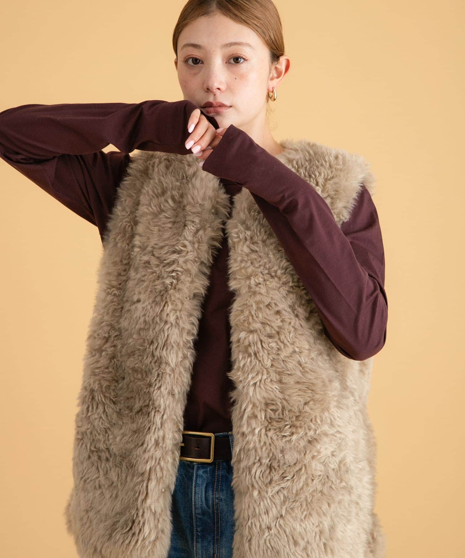 身長：166cm サイズ：FREE