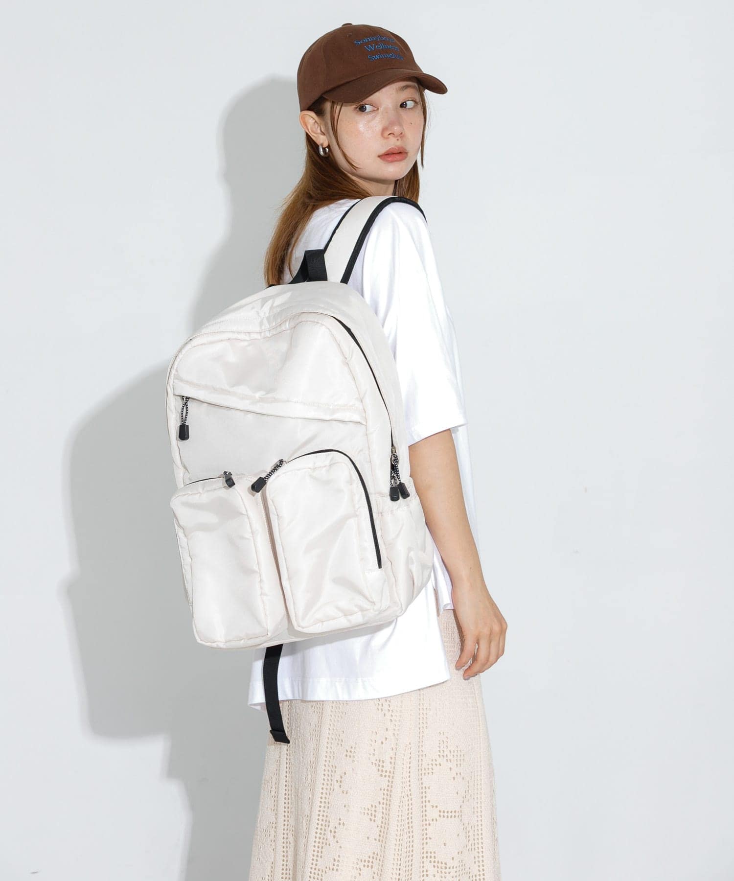 グログランユースフルリュック エクリュ one