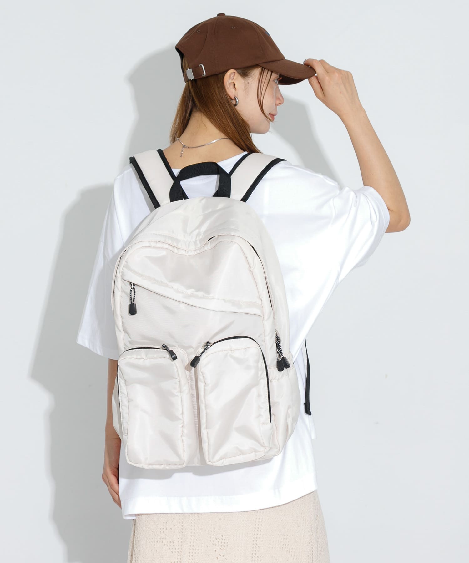 グログランユースフルリュック エクリュ one