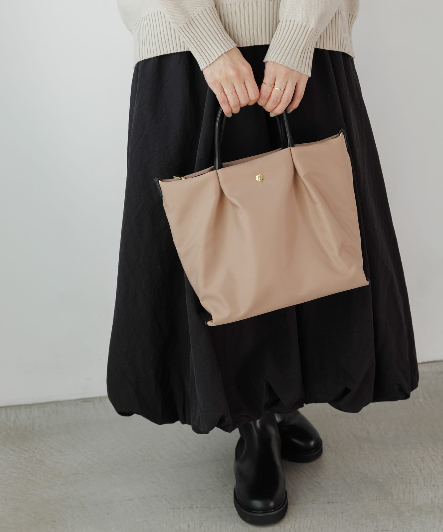 『別注』Legato largo×Sonny Label　肩楽2WAYショルダーバッグ ベージュ one