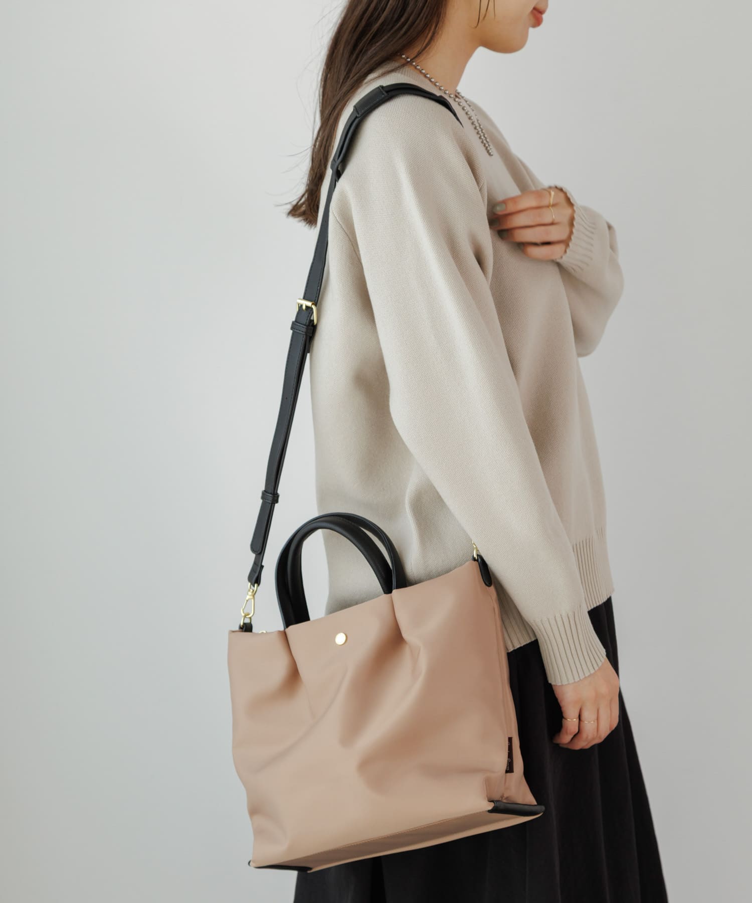 『別注』Legato largo×Sonny Label　肩楽2WAYショルダーバッグ ベージュ one