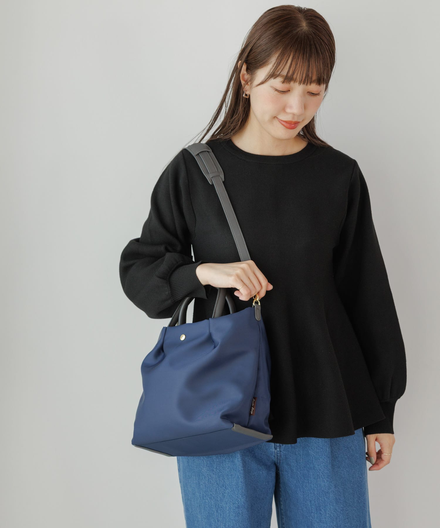 『別注』Legato largo×Sonny Label　肩楽2WAYショルダーバッグ ネイビー one