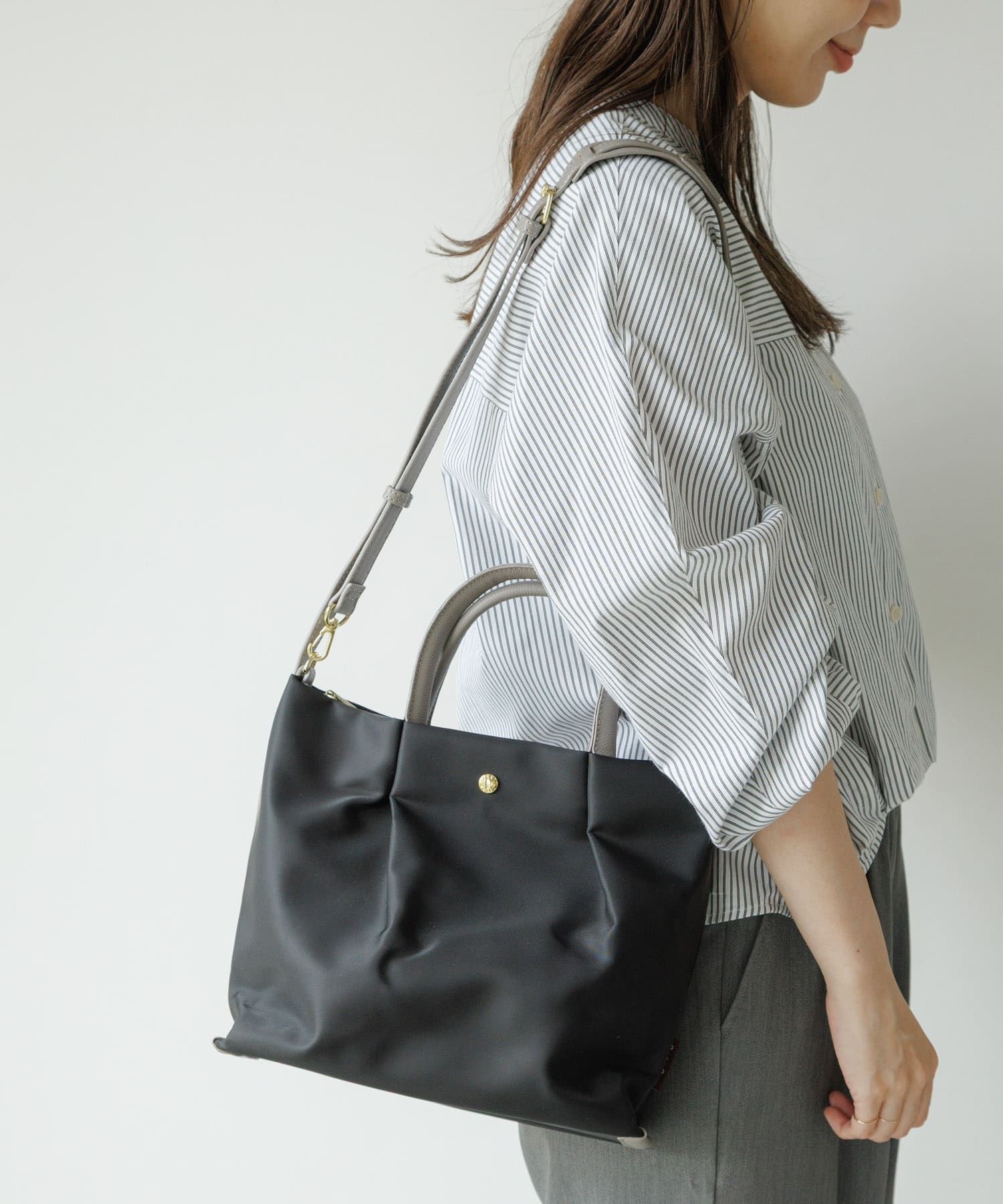 『別注』Legato largo×Sonny Label　肩楽2WAYショルダーバッグ ブラック one