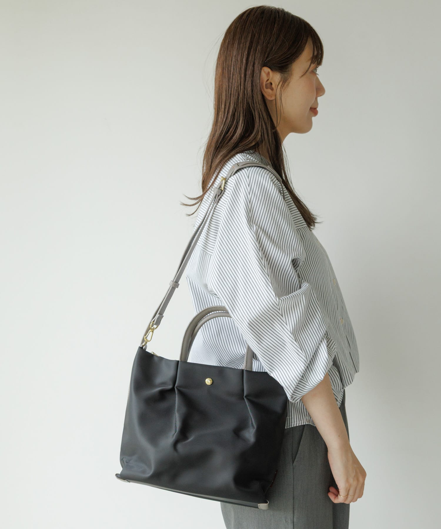 『別注』Legato largo×Sonny Label　肩楽2WAYショルダーバッグ ブラック one