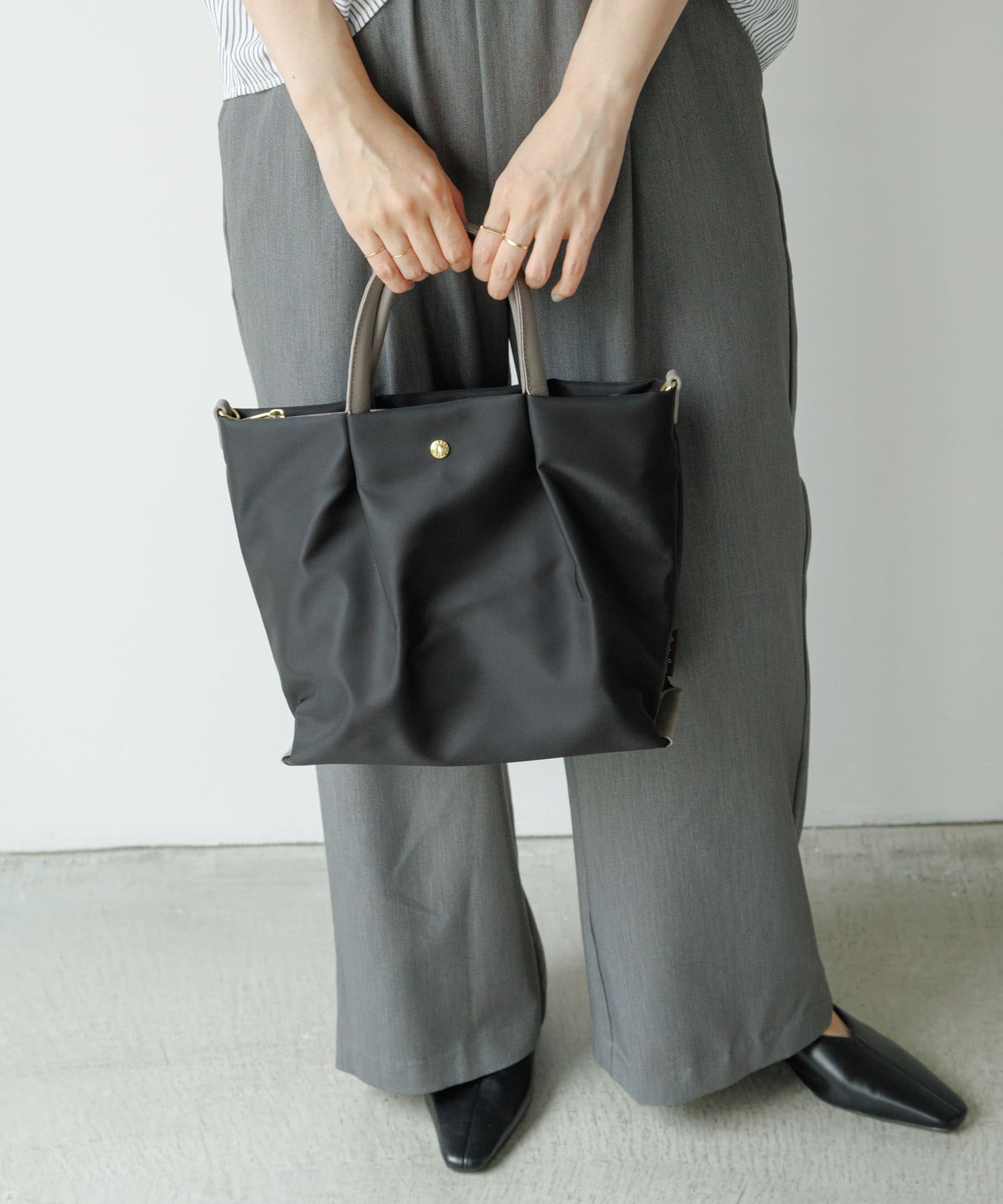 『別注』Legato largo×Sonny Label　肩楽2WAYショルダーバッグ ブラック one