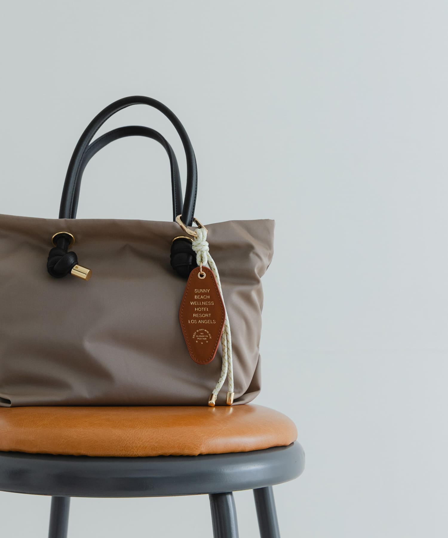 パラコードチャームキーホルダー ブラウン one