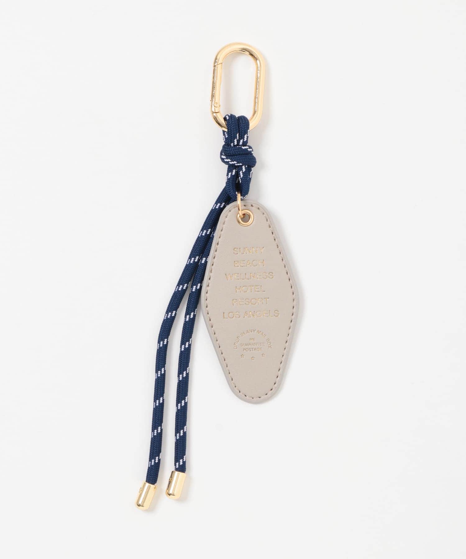 パラコードチャームキーホルダー グレー one