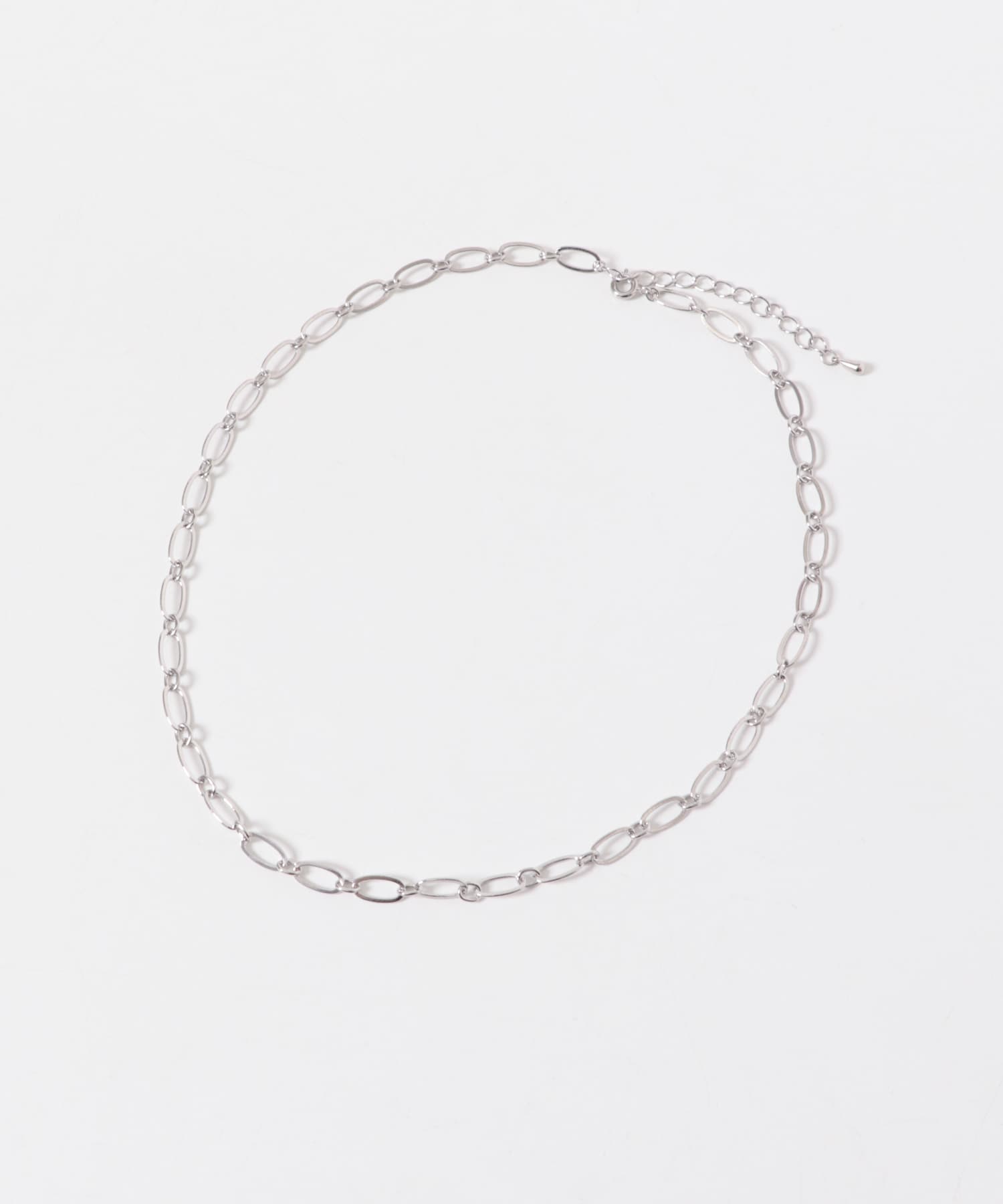 Chain necklace SILVER one