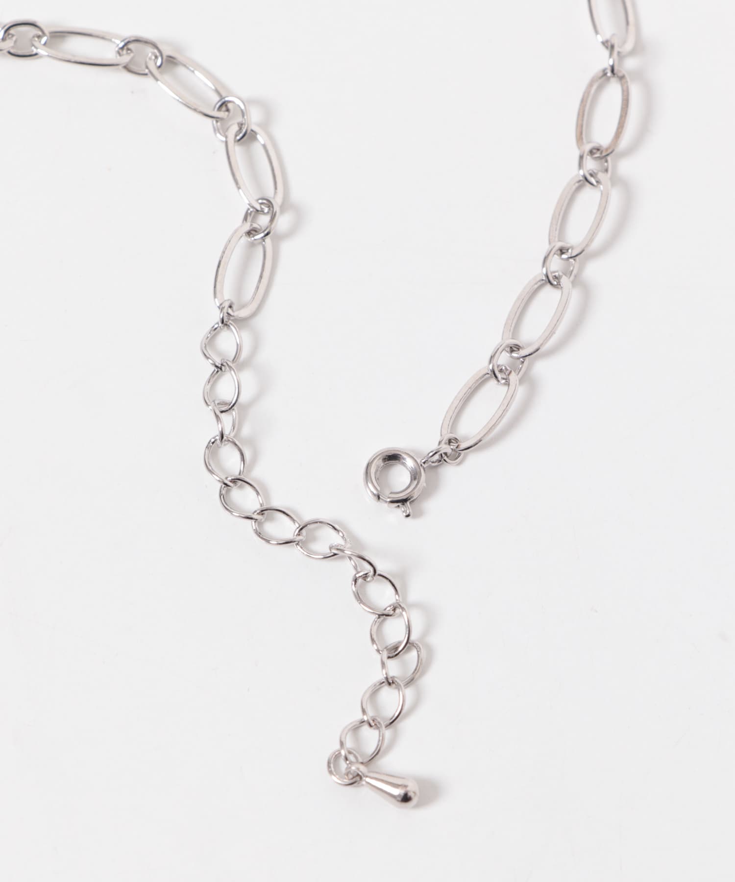 Chain necklace SILVER one
