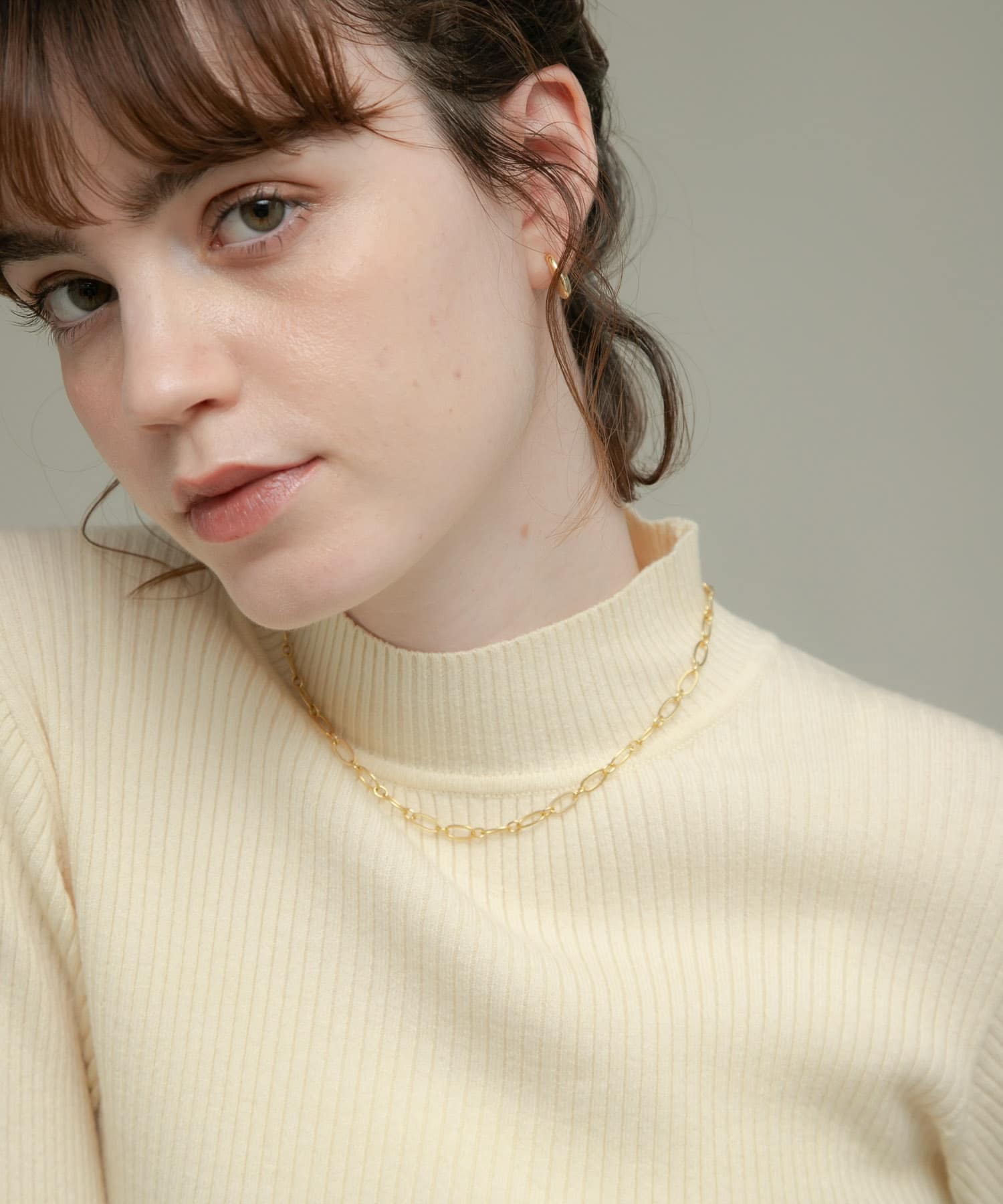 Chain necklace GOLD one