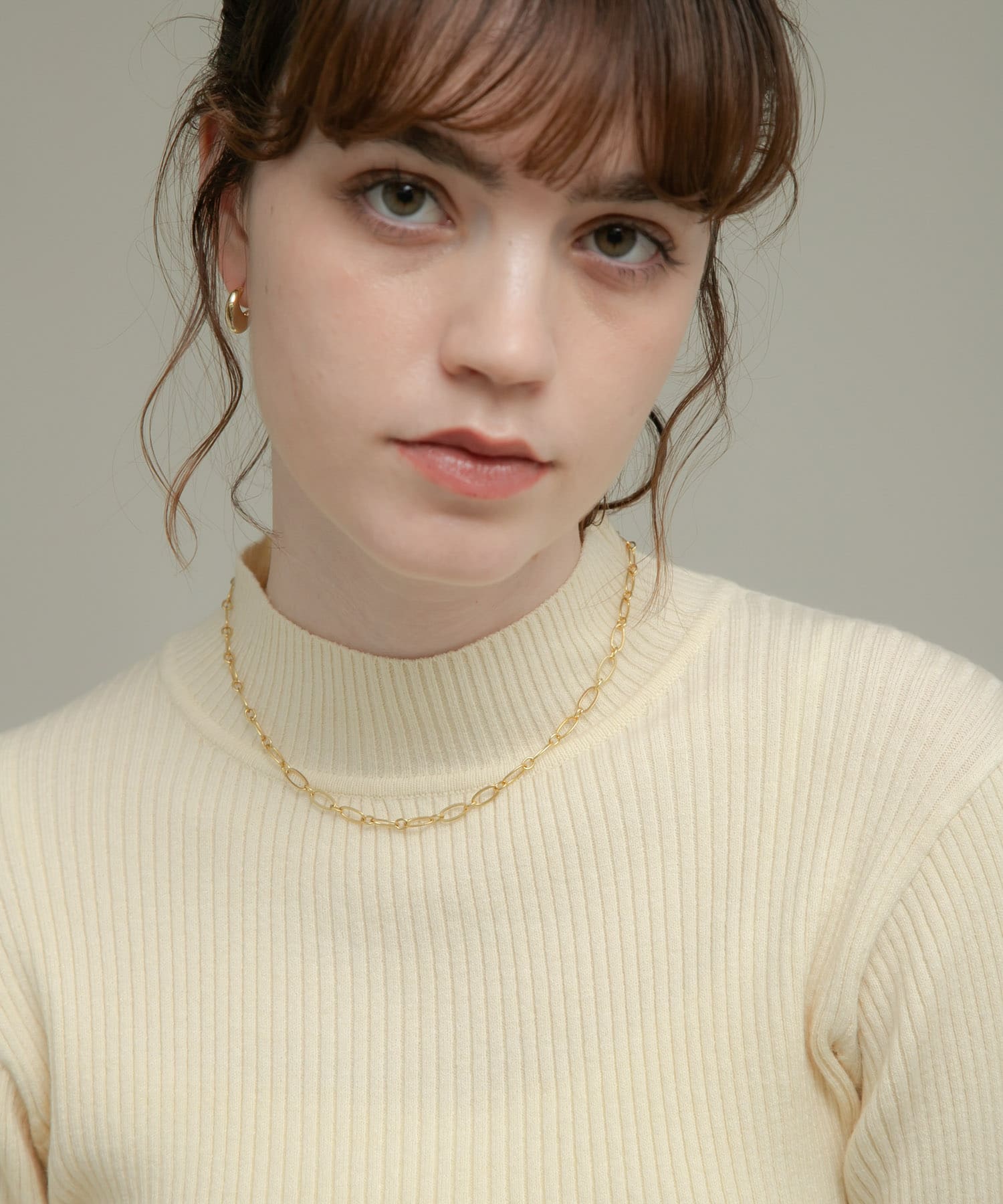 Chain necklace GOLD one
