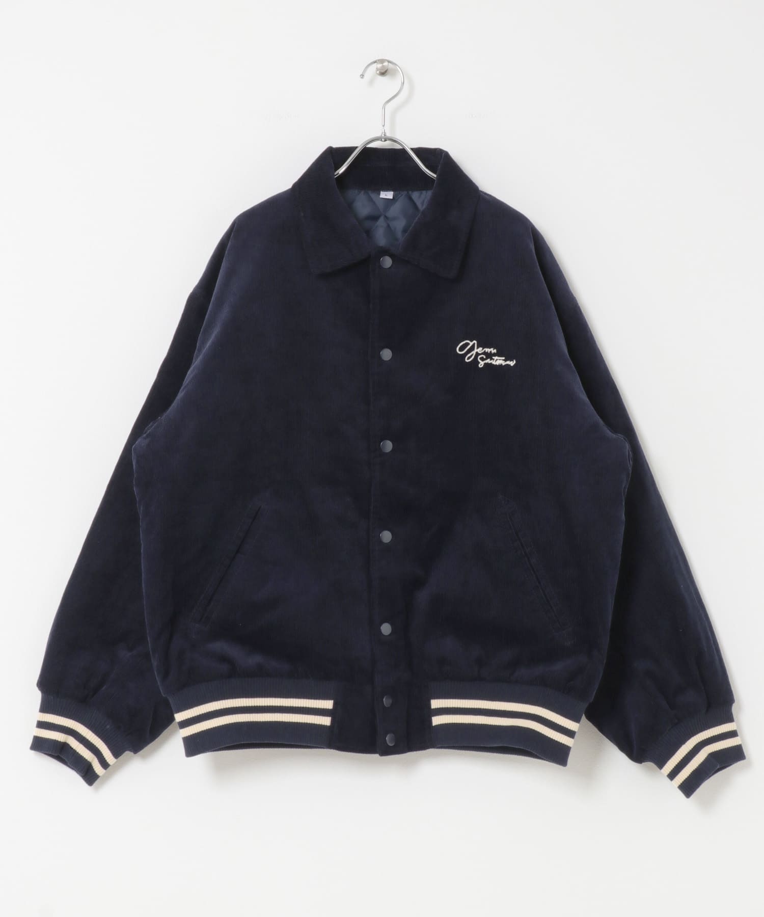 『別注』GEM SPORTSWEAR×Sonny Label　コーデュロイパデッドブルゾン ネイビー M