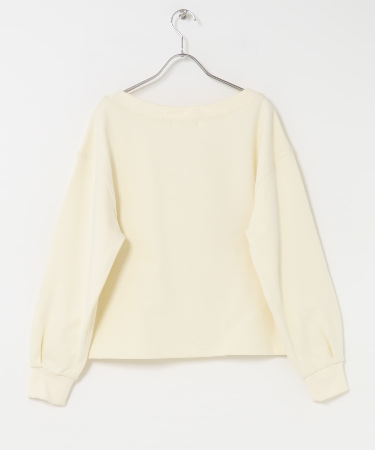 ワイドクルーネックスウェット オフ FREE