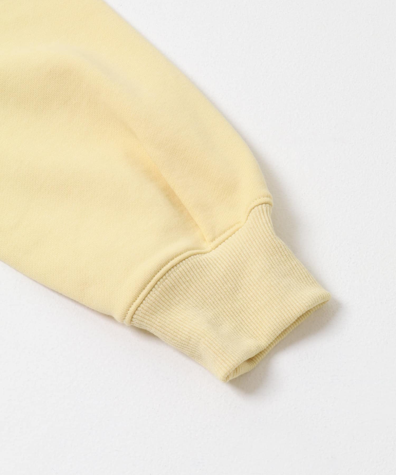 ワイドクルーネックスウェット イエロー FREE