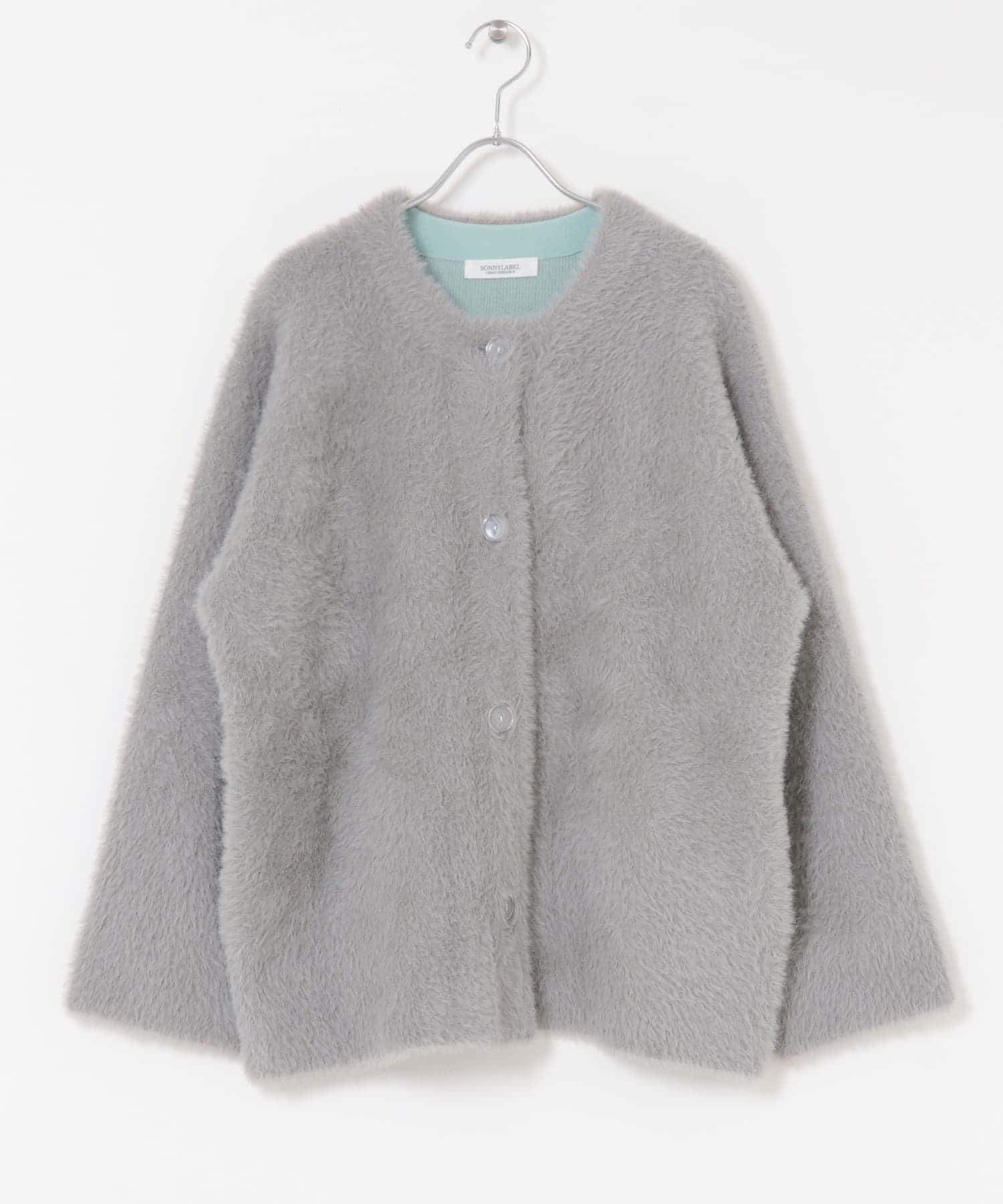 H*i様 【人気商品】WフェイスZIPカーディガン　ホワイト 人気アイテム再入荷】WフェイスZIPカーディガン | CAPRICIEUX LE