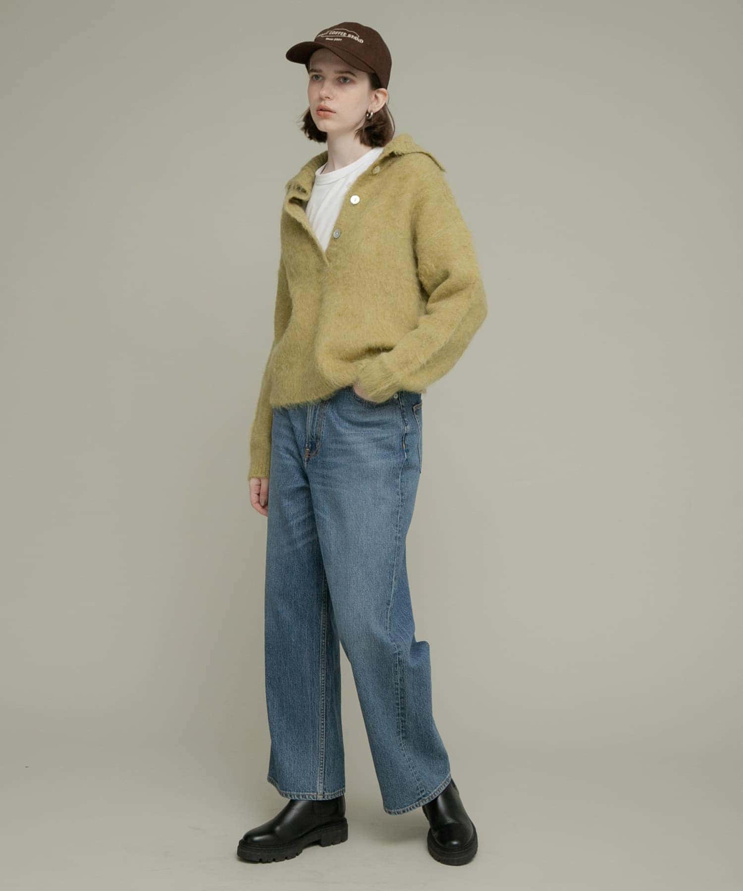 ULTERIOR イエロー スキッパーニット ULTERIOR イエロー スキッパーニット ULTERIOR イエロー スキッパーニット