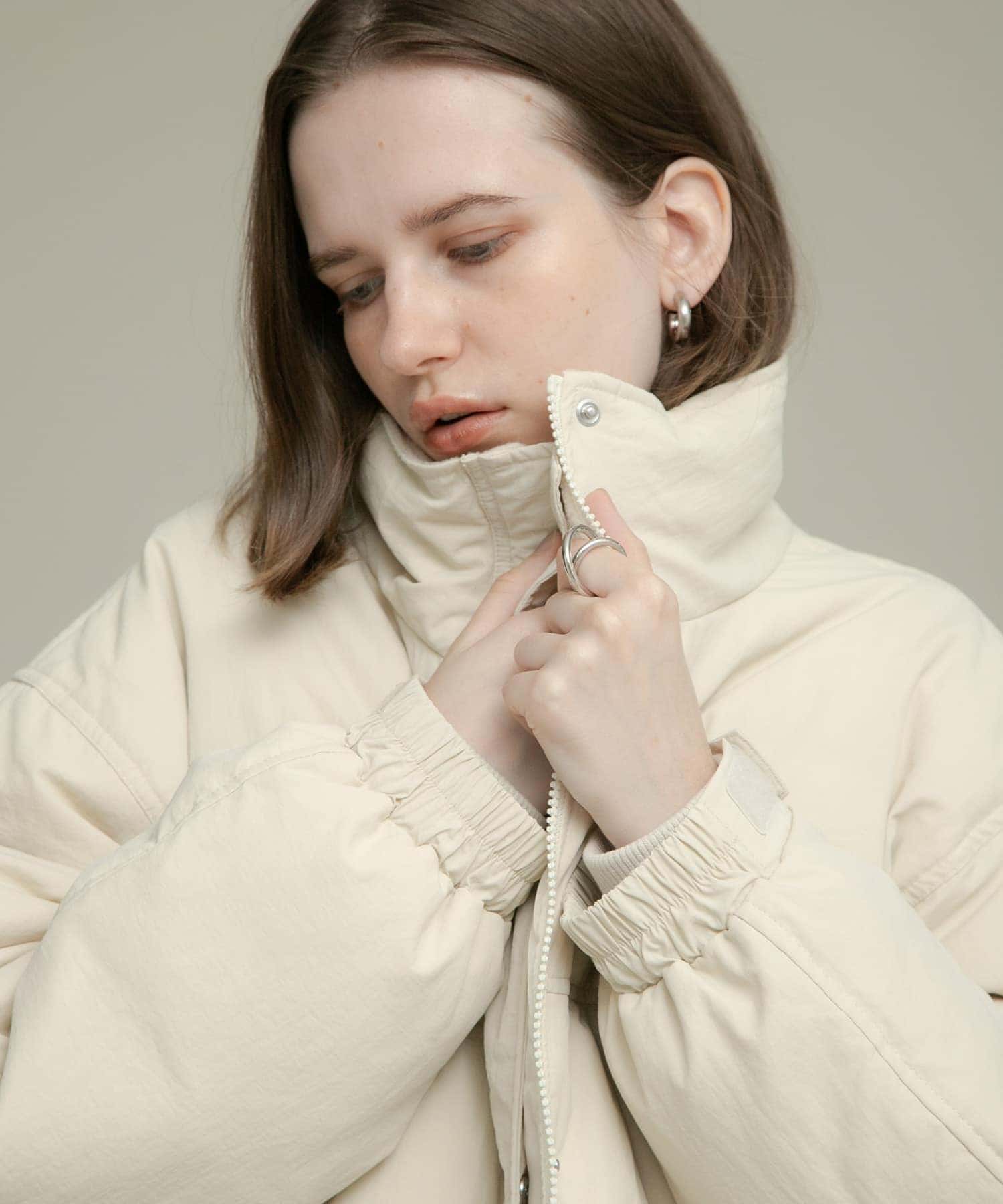 撥水スタンドダウンジャケット