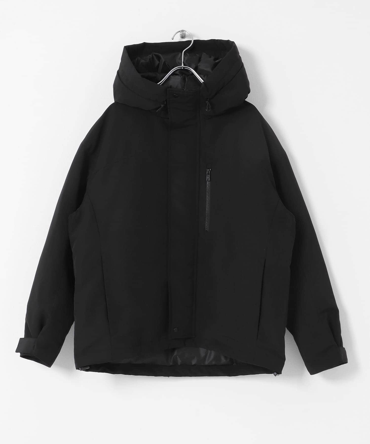 フーディーダウンジャケット ブラック FREE