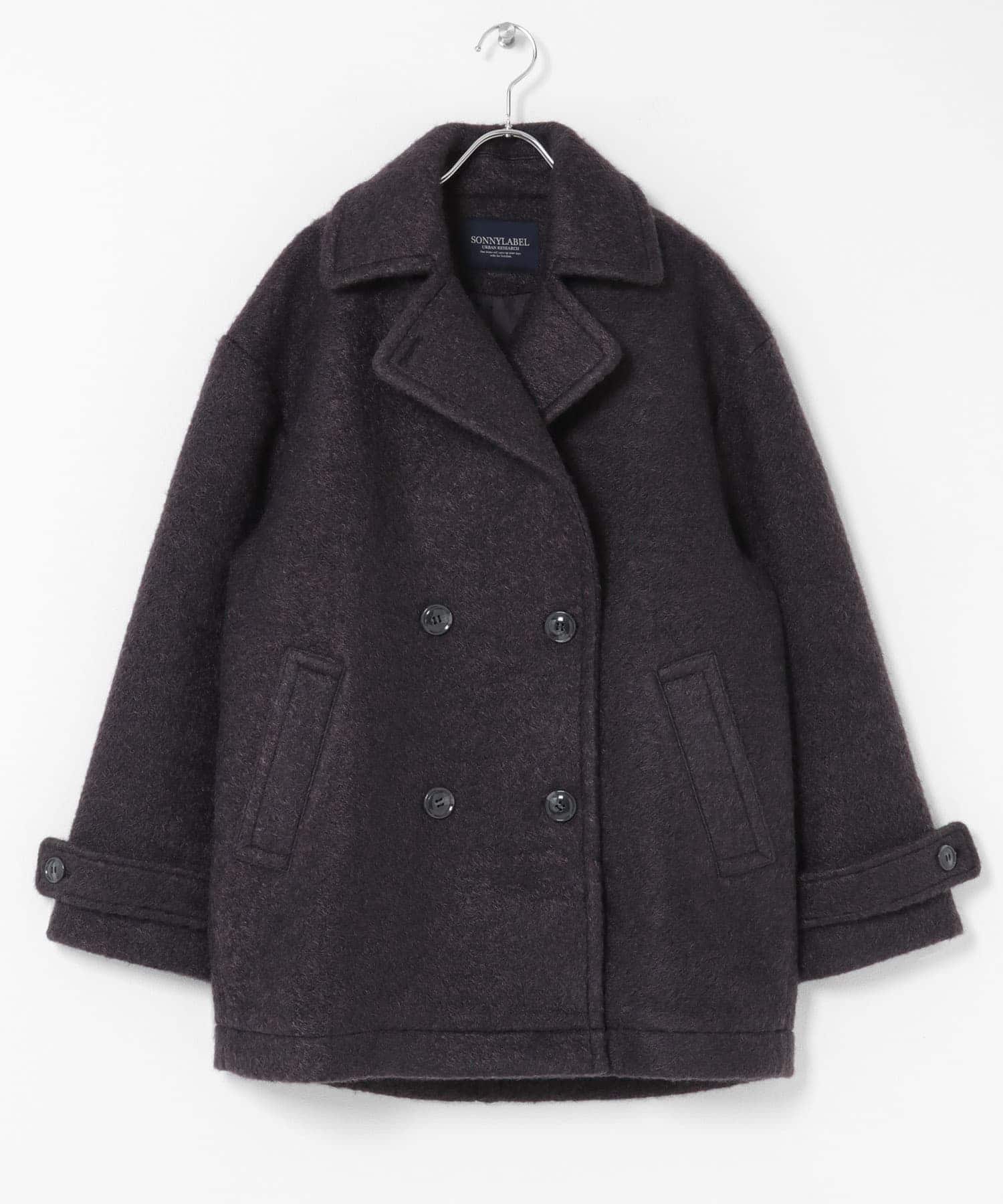 ウールライクカーリーシャギーコクーンコート(FREE エクリュ