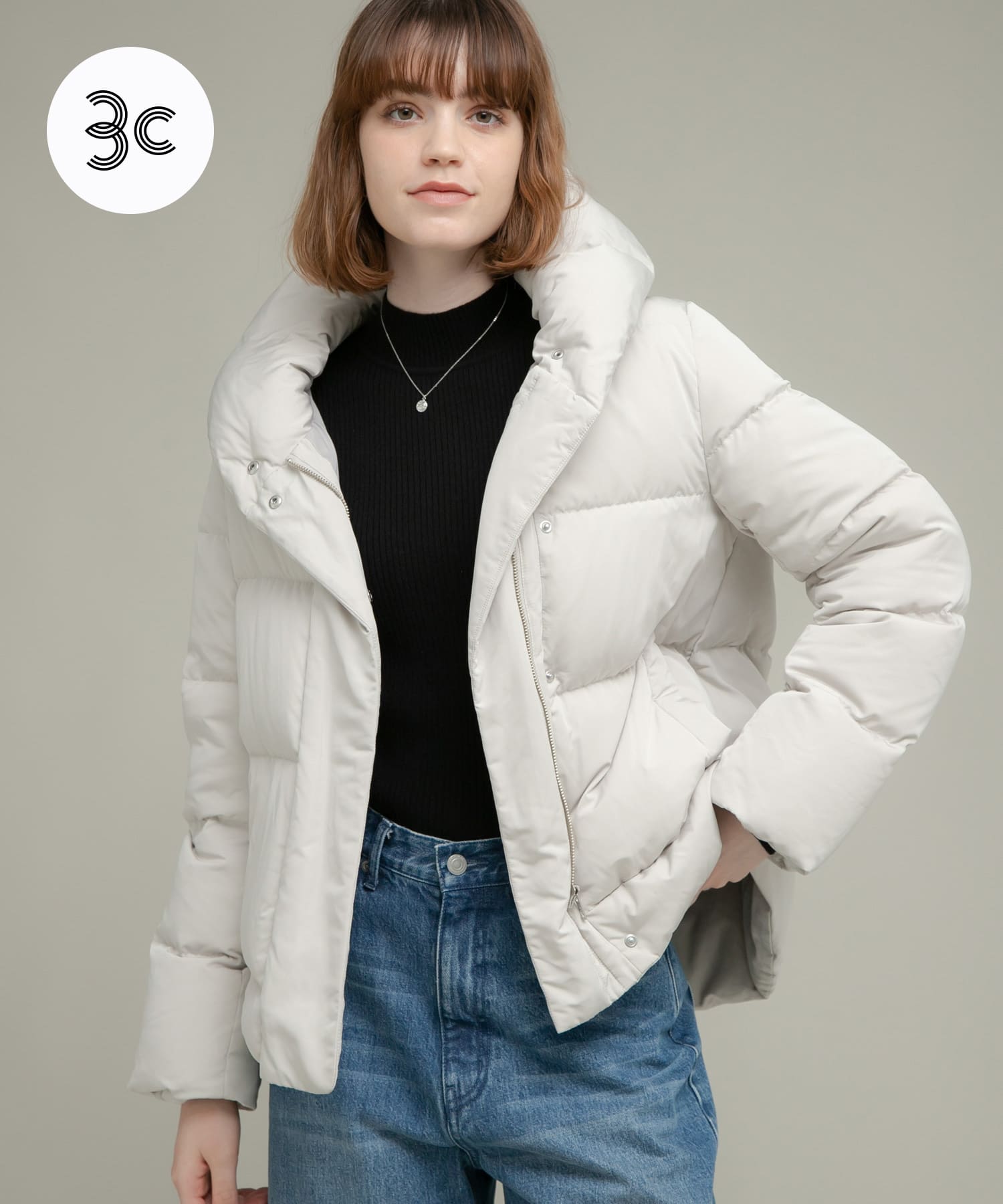 『WEB限定』撥水ショールカラーミディコート