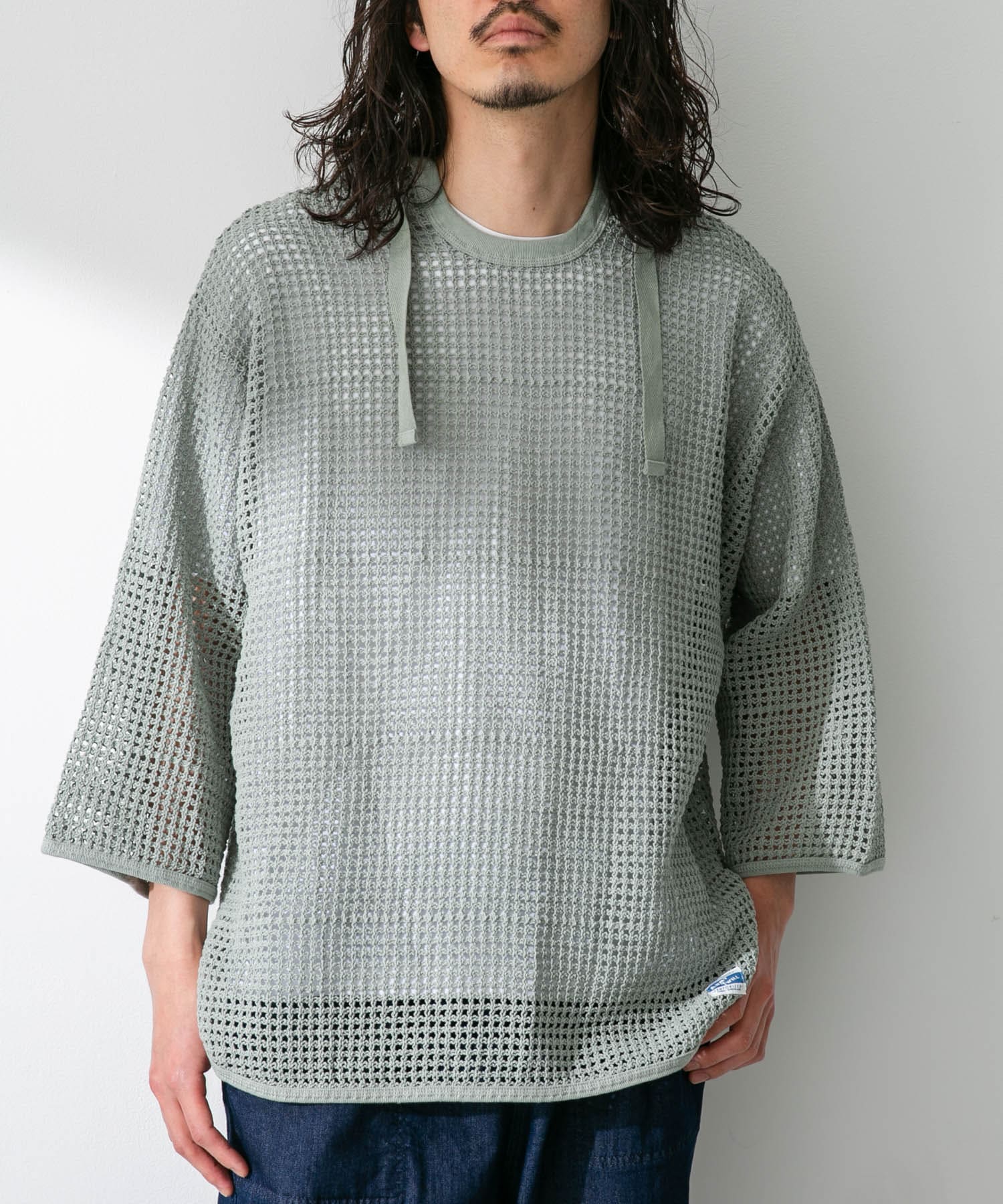 ARMY TWILL　Cotton Mesh Hoodie