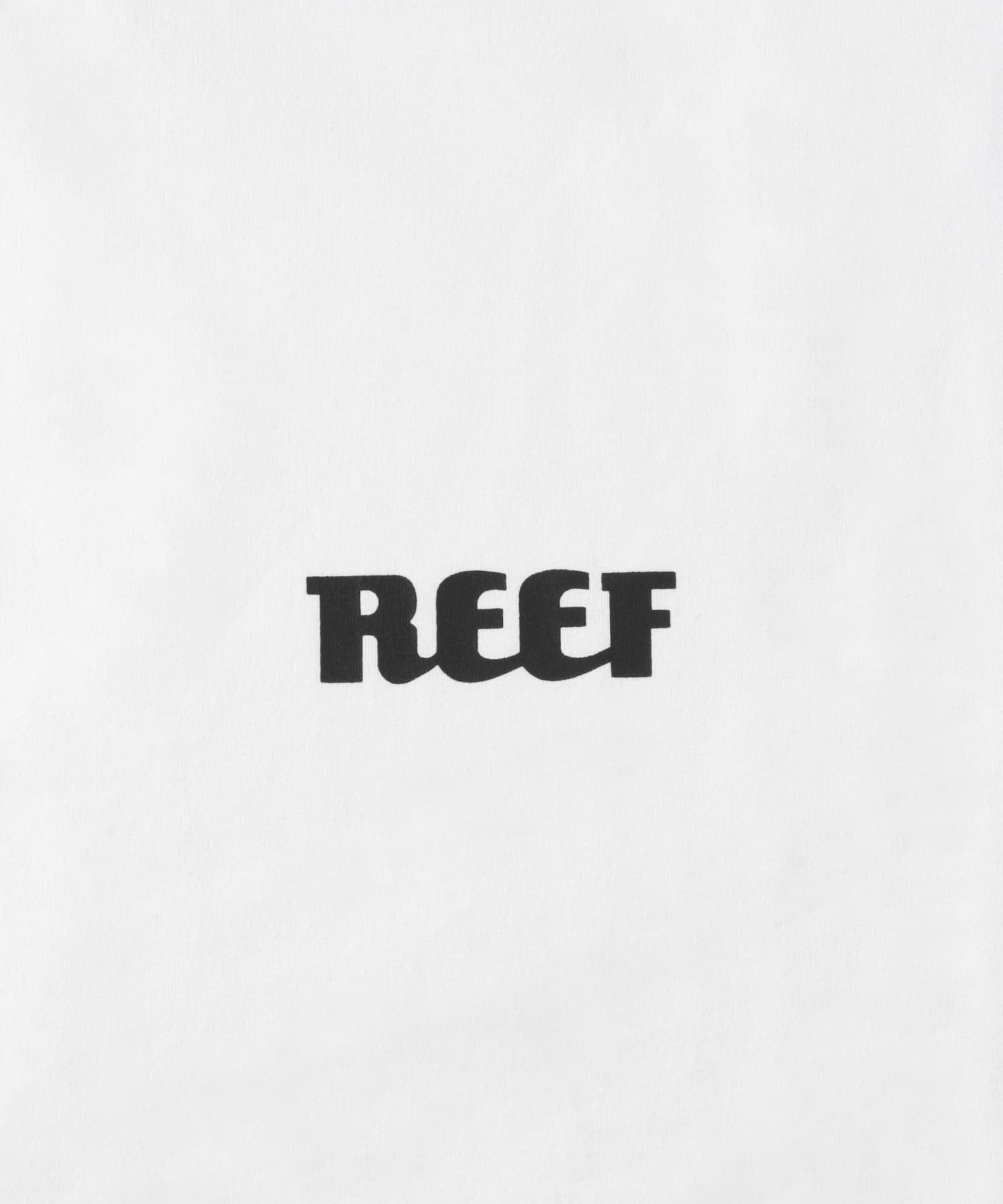 『吸収速乾/UVカット機能』REEF　ヘリテイジロゴラッシュフロントジップ WHITE M