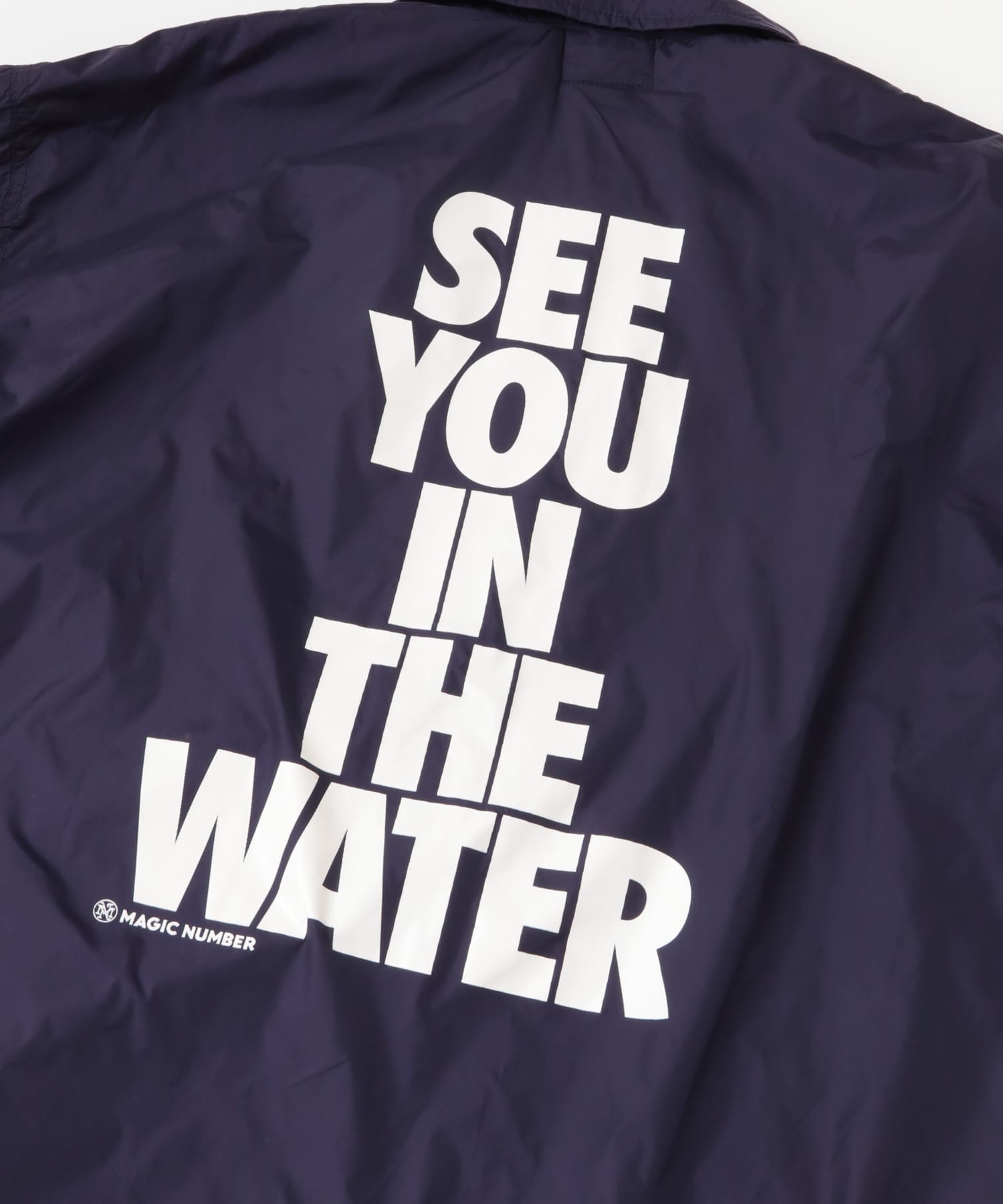 MAGIC NUMBER　SEEYOUINTHEWATER COACH JACKET D NAVY M