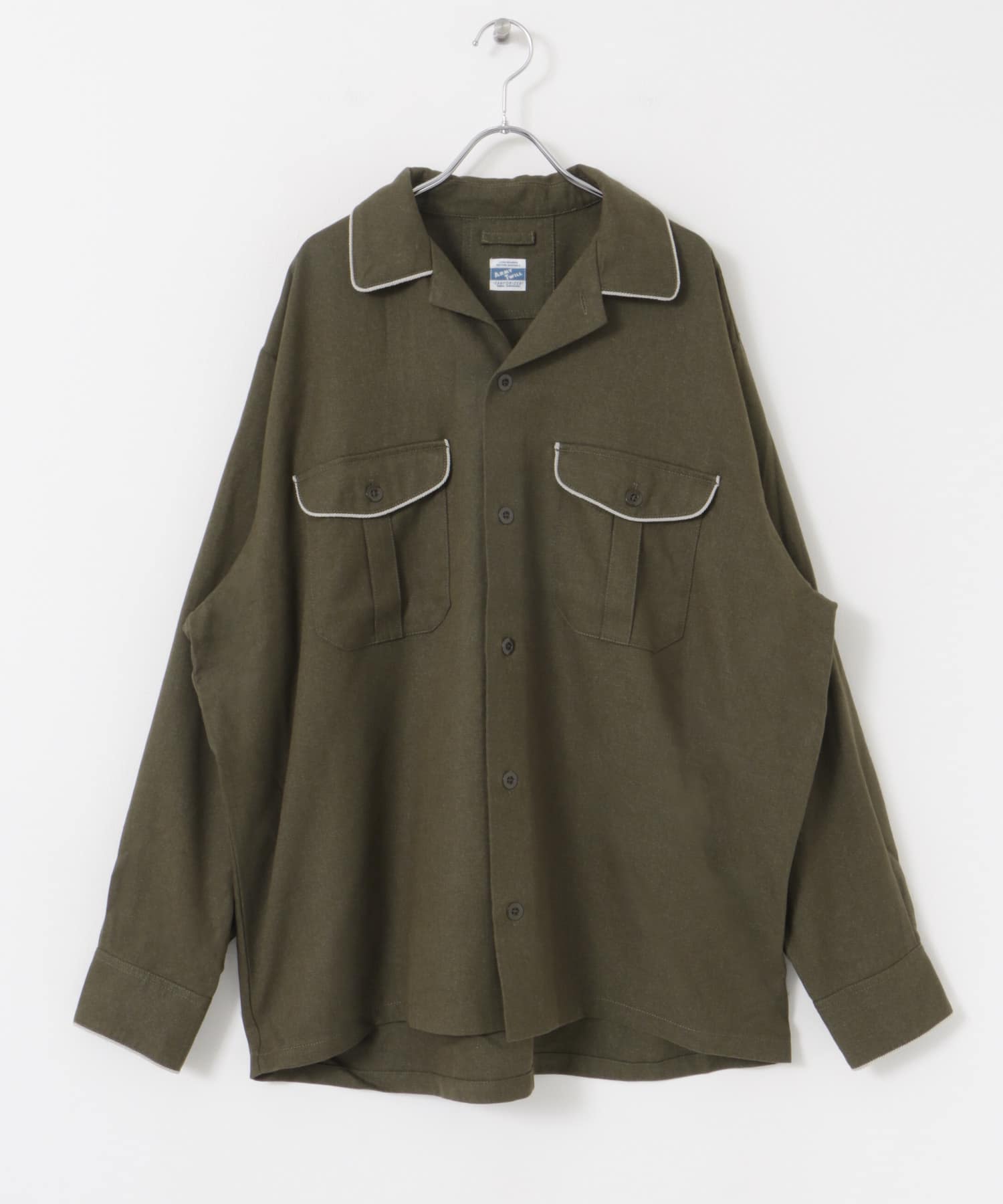 ARMY TWILL　TR Parade Shirts KHAKI M