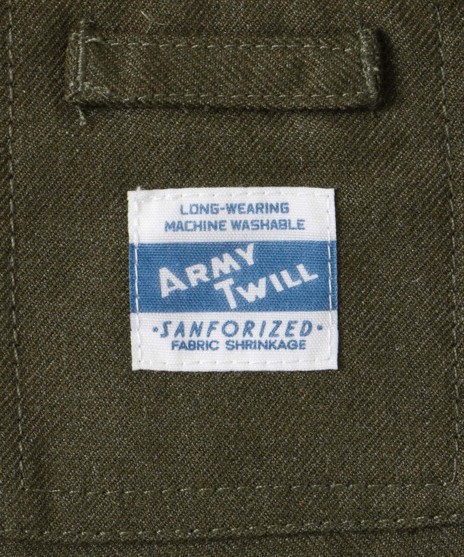 ARMY TWILL　TR Parade Shirts KHAKI M