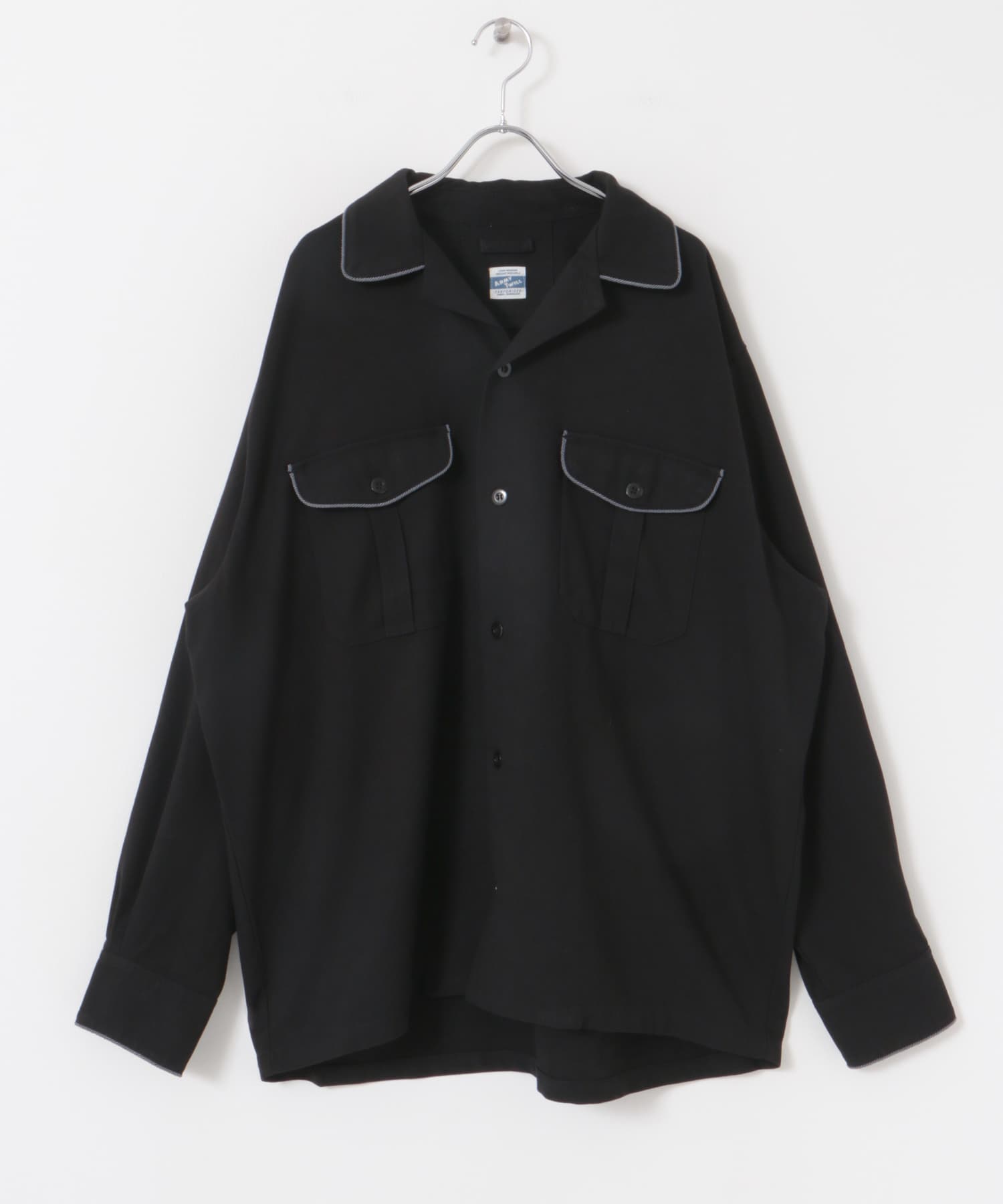 ARMY TWILL　TR Parade Shirts BLACK M