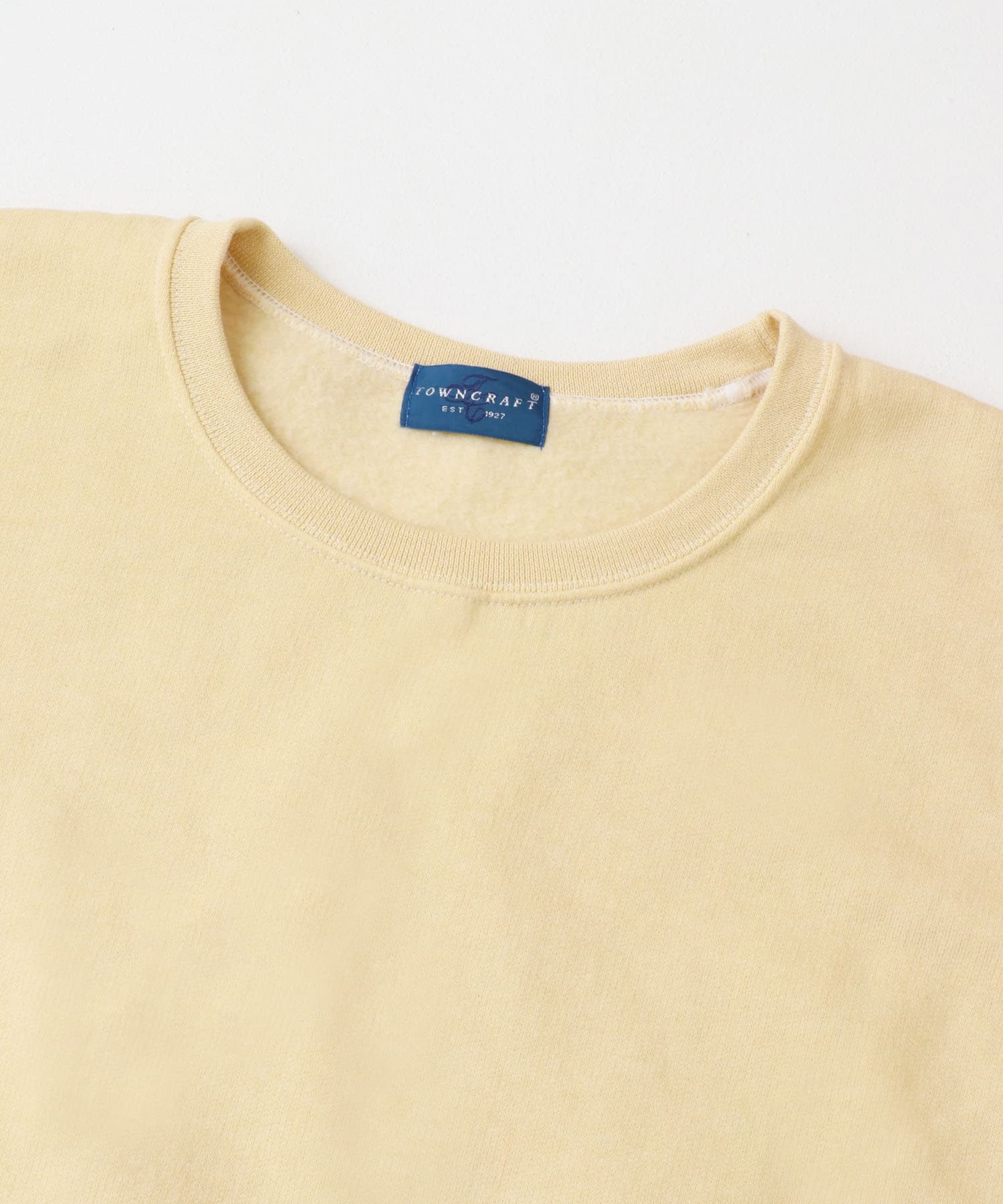 TOWNCRAFT　Over-dye Sweatshirts cream M