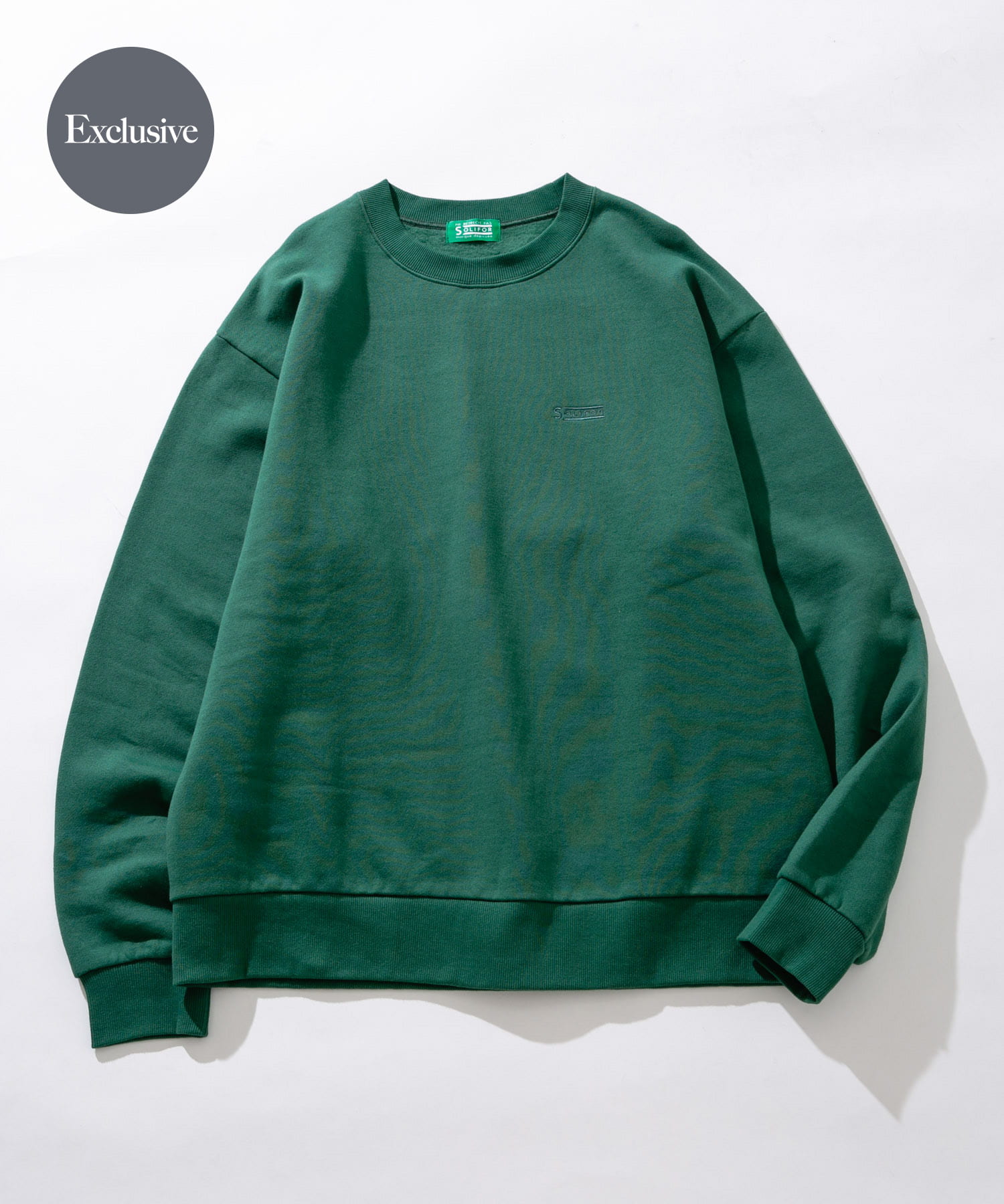 『別注』SOLIFOR×Sonny Label　裏起毛スウェットプルオーバー