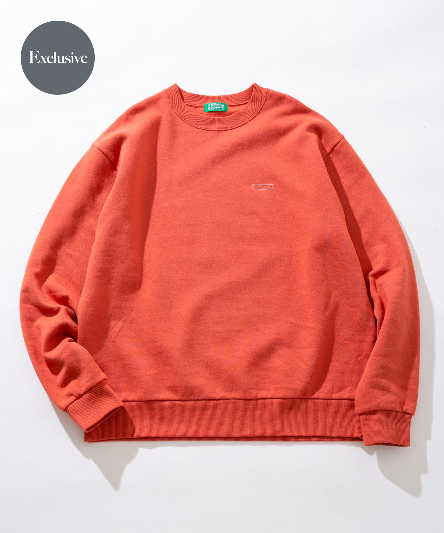 『別注』SOLIFOR×Sonny Label　裏起毛スウェットプルオーバー