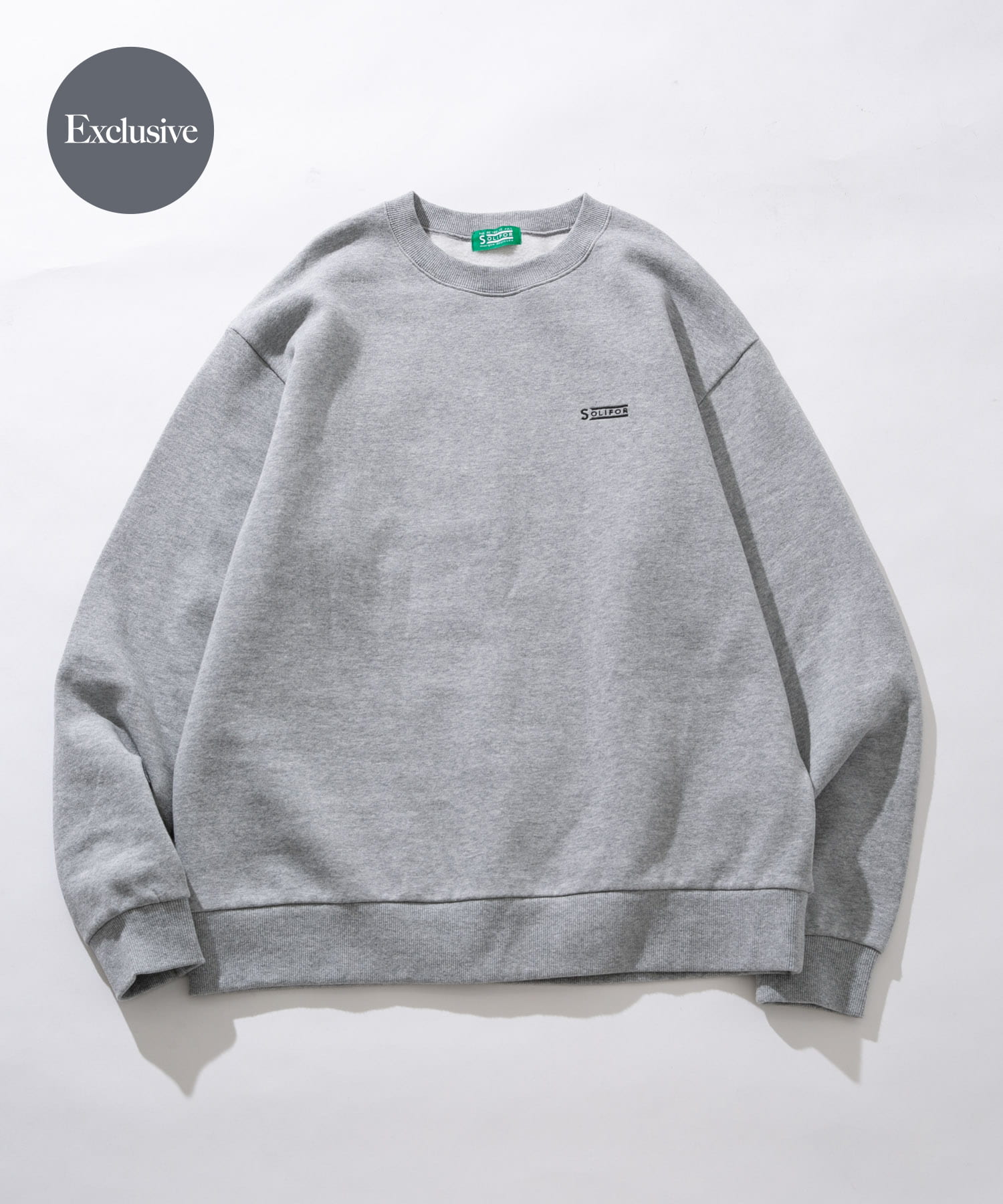 『別注』SOLIFOR×Sonny Label　裏起毛スウェットプルオーバー