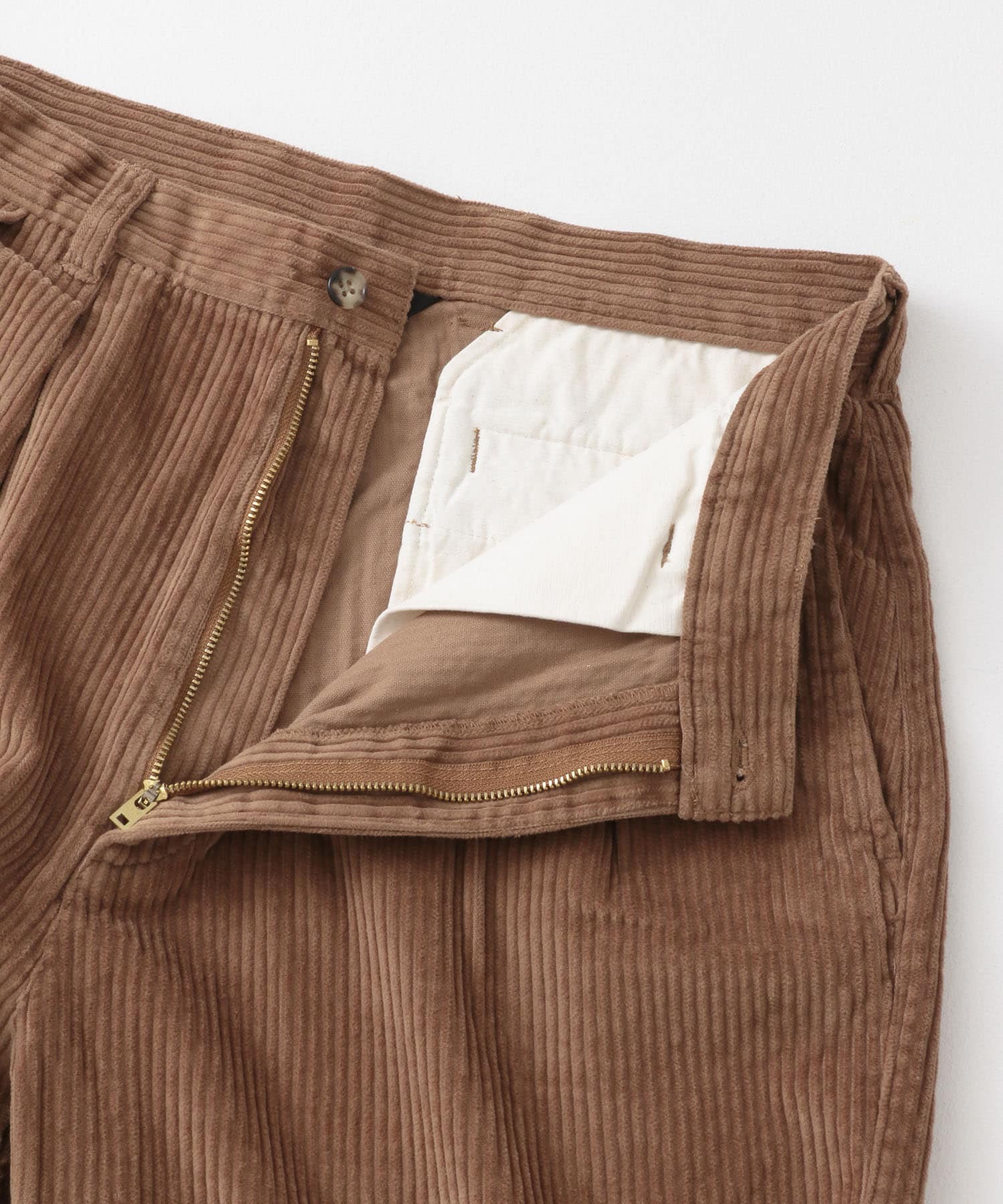 TOWNCRAFT　two tuck trouser brown M