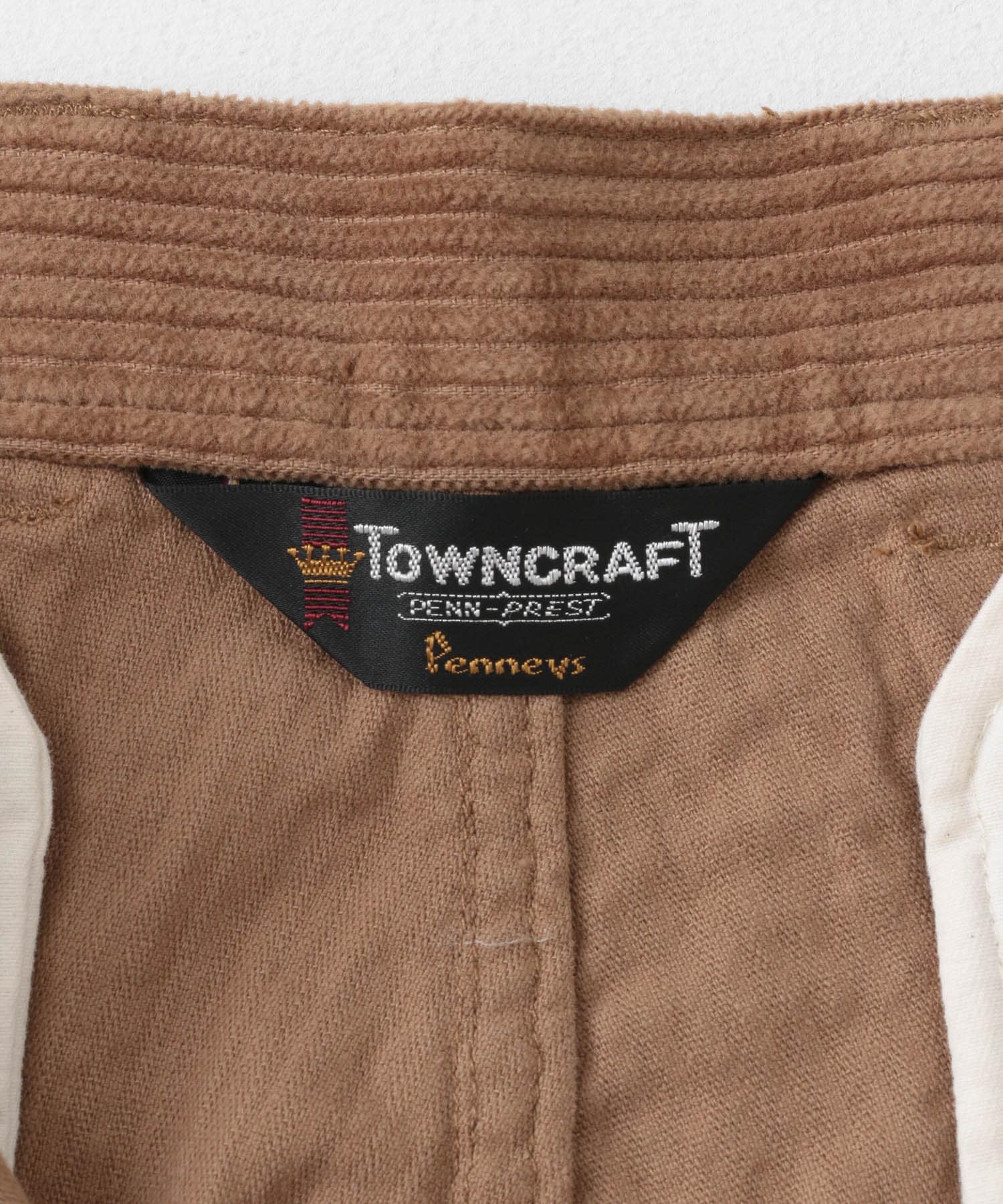 TOWNCRAFT　two tuck trouser brown M