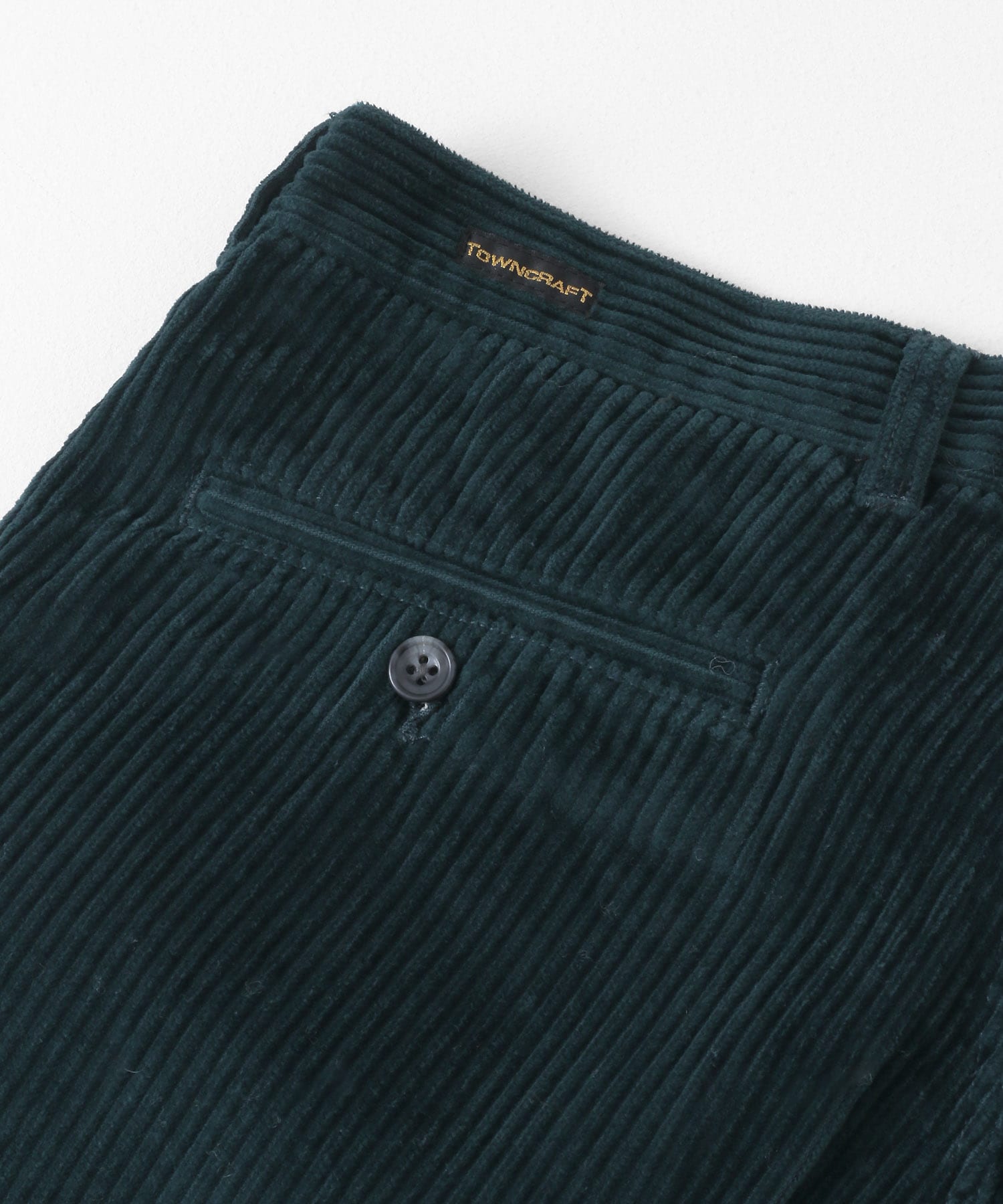 TOWNCRAFT　two tuck trouser green M